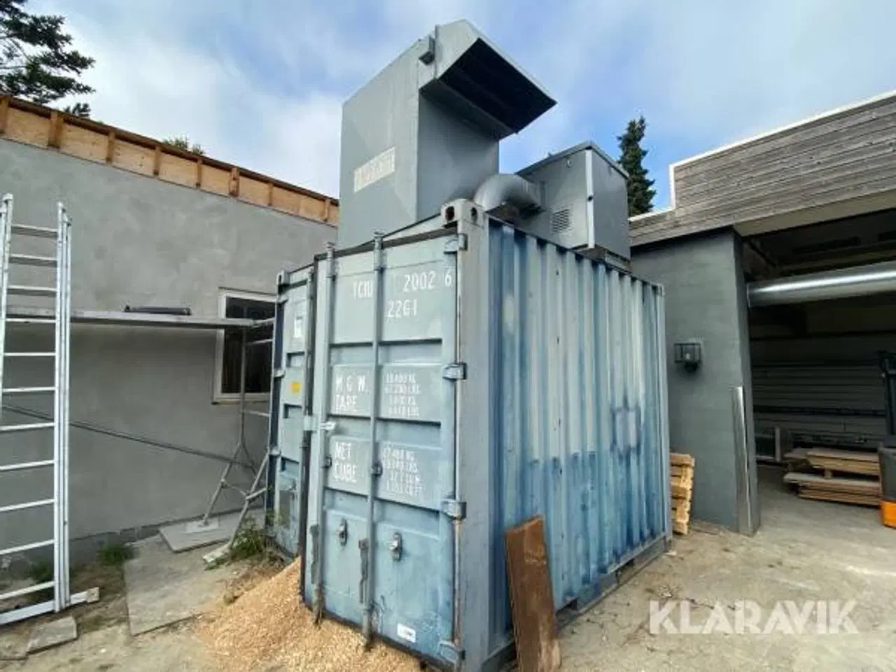 Billede 1 - 10 fods container med spånsuger