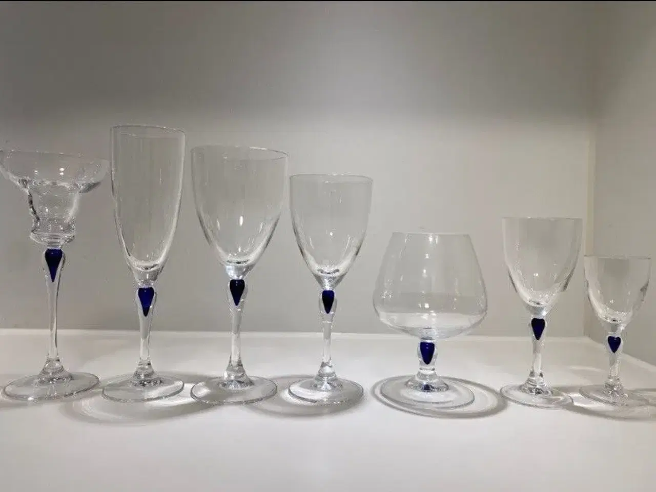 Billede 1 - Cristal d'Arques, Blå Saphir glas, 6.299,-
