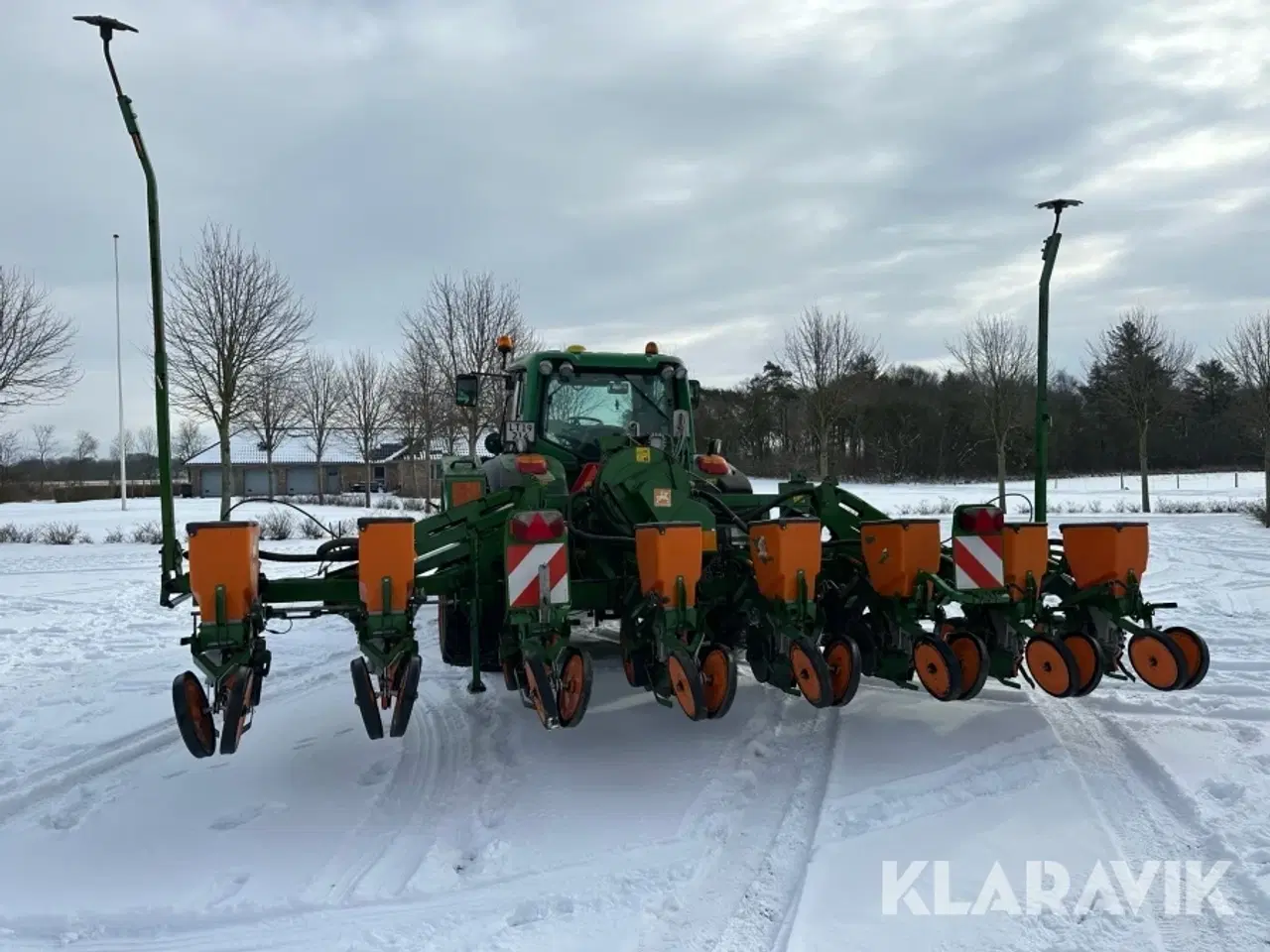 Billede 2 - Majsåmaskkne Amazone ES 602-K - 8 rækker - inklusiv fronttank til gødning