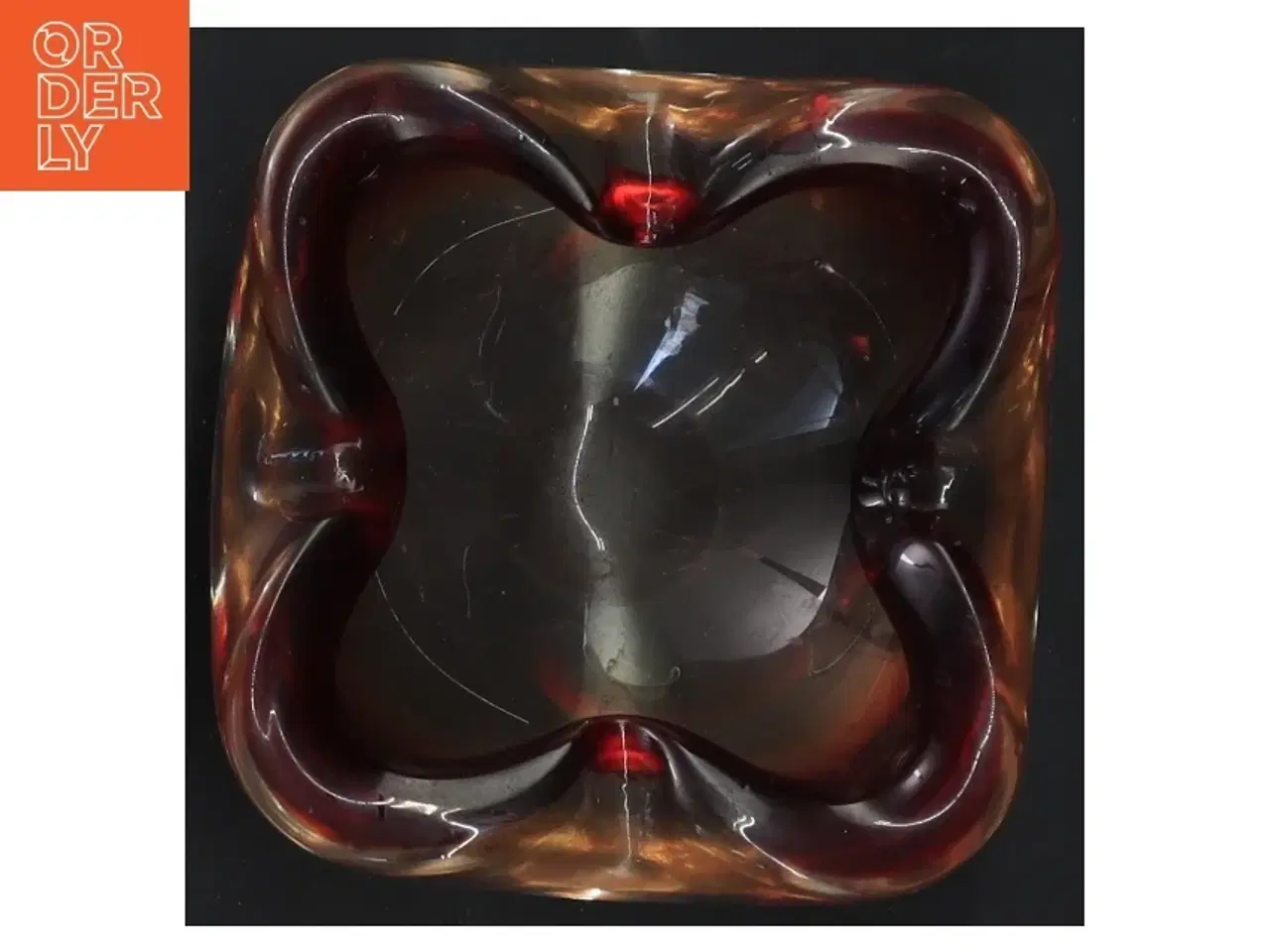 Billede 2 - Glas askebæger (str. 10x10x5 cm)