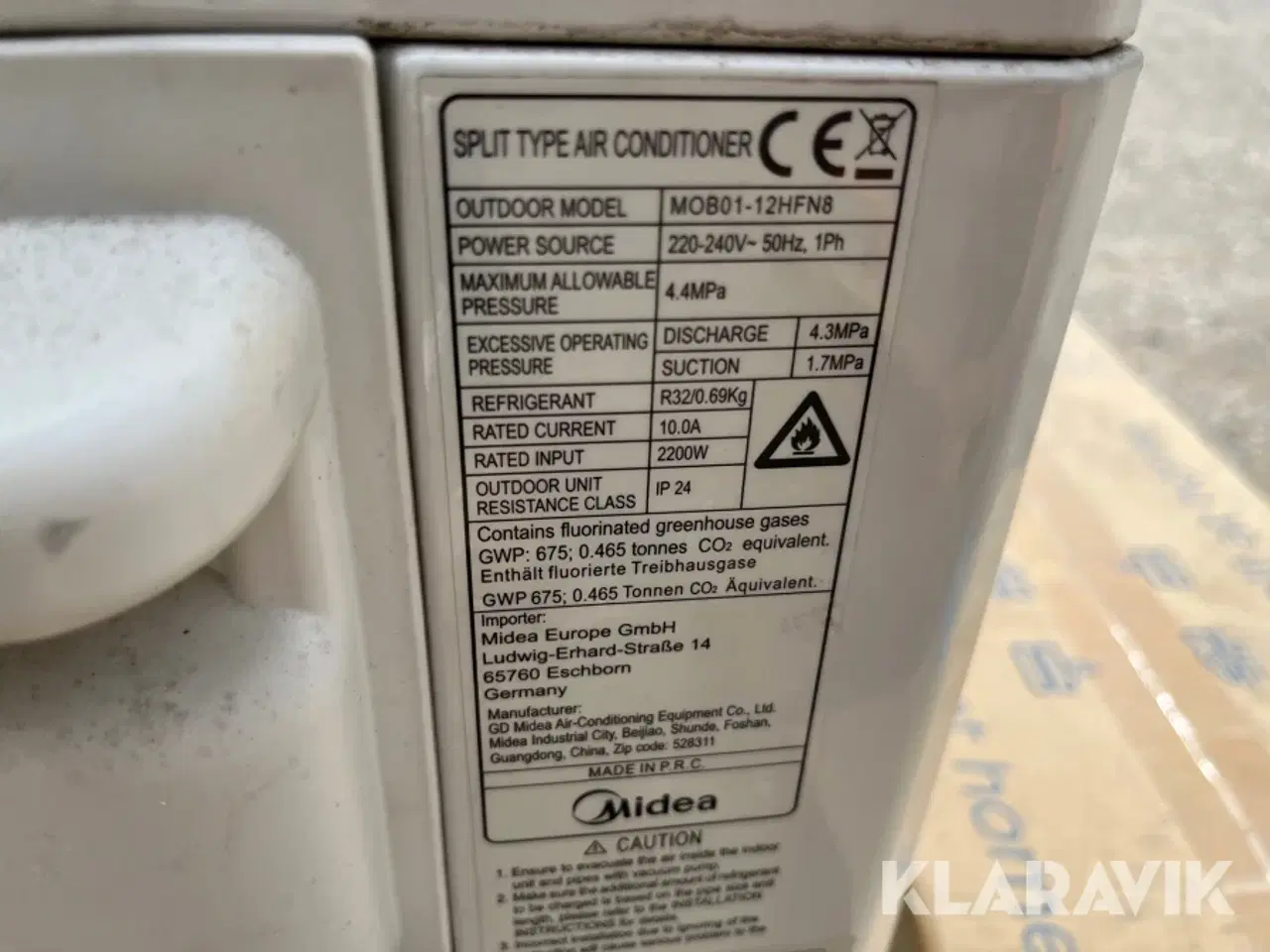 Billede 7 - Varmepumper Midea 2 hele og lidt dele.