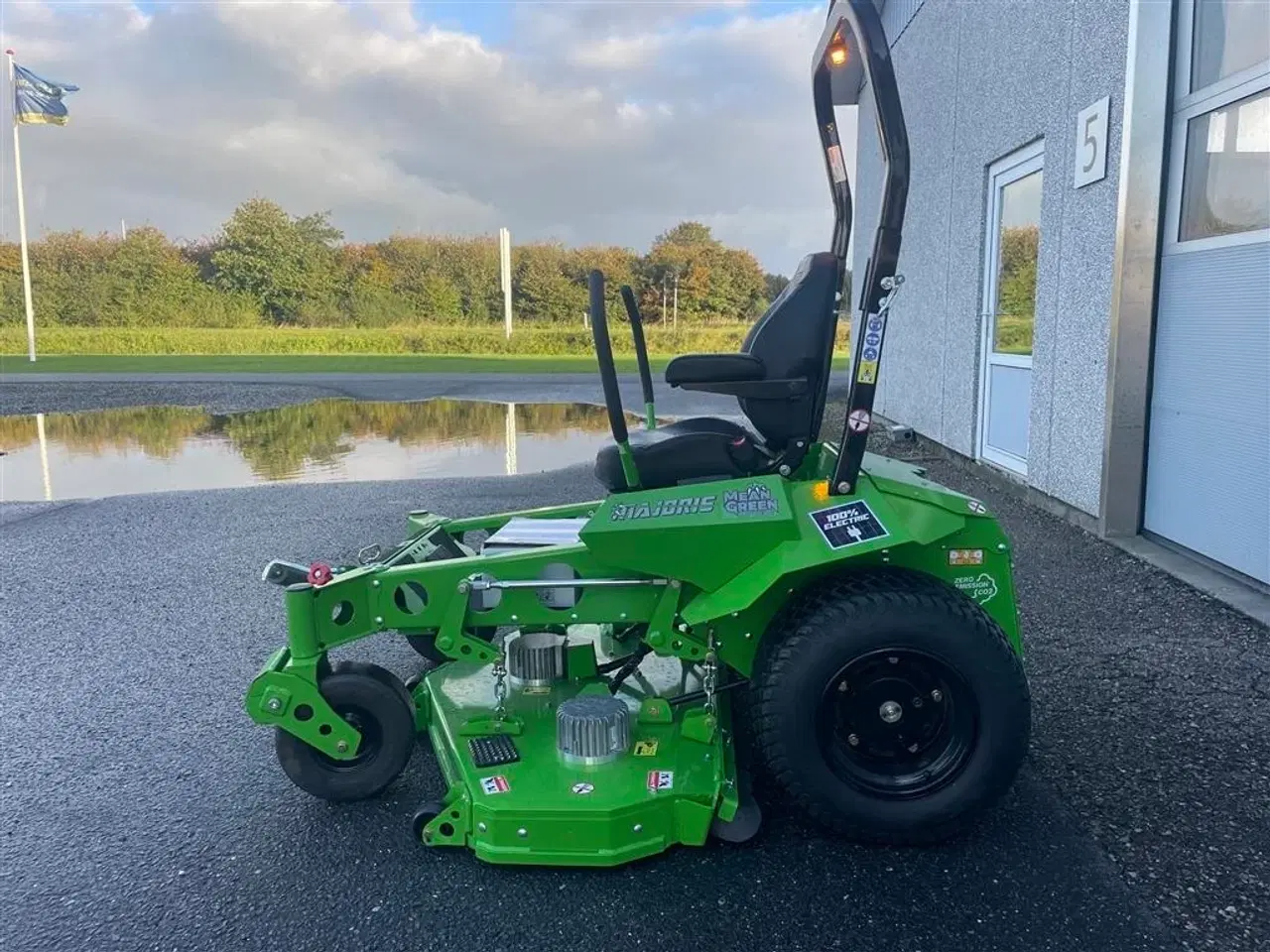 Billede 3 - Mean Green Majoris RIV 152 Elektisk zeroturn