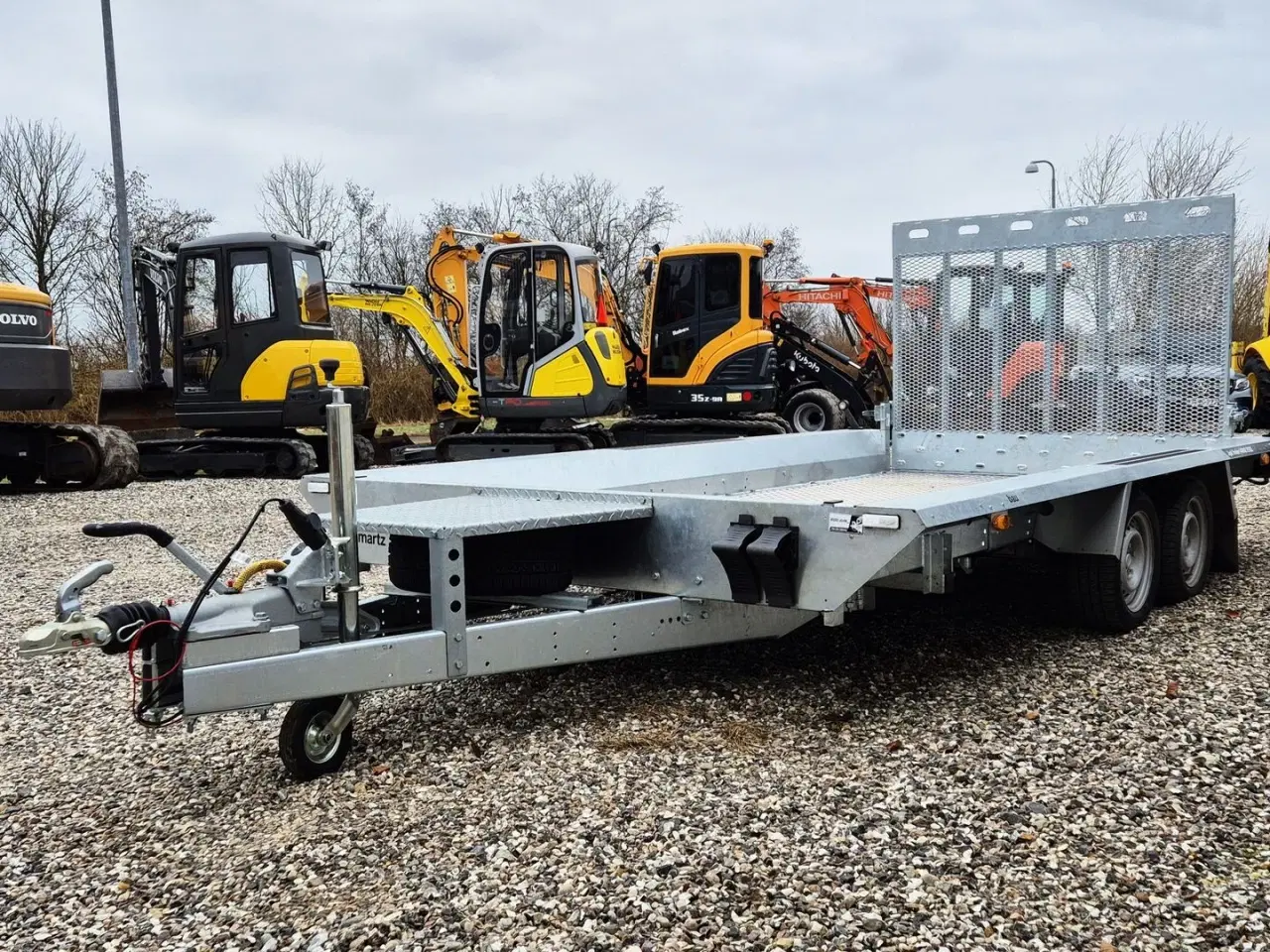 Billede 3 - Martz Maskintrailer / 3500 kg totalvægt / 400 x 180 ladmål / med rampe / fabriksny