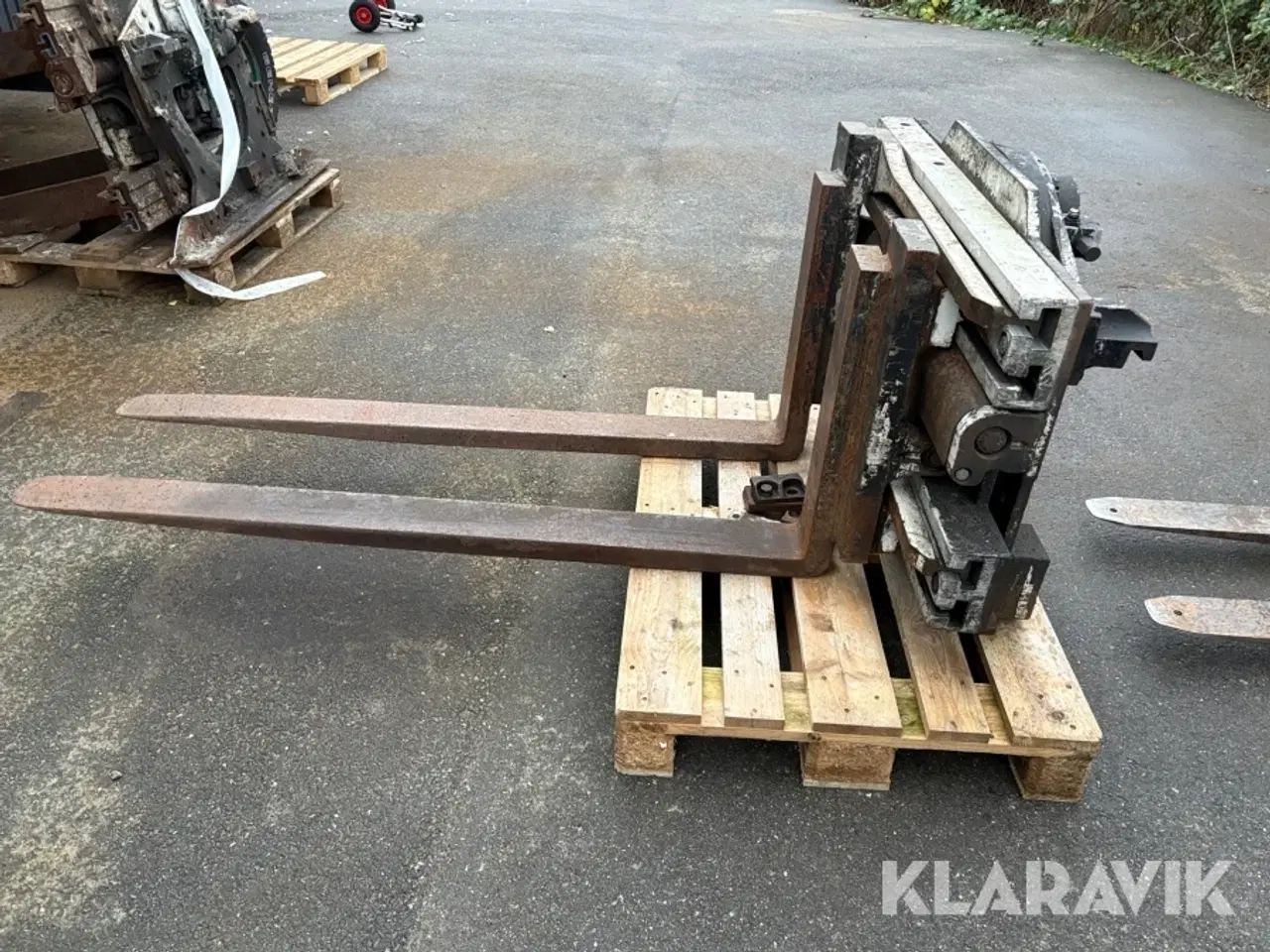 Billede 12 - Vende agregat med hydraulisk gaffelspredning Cascade