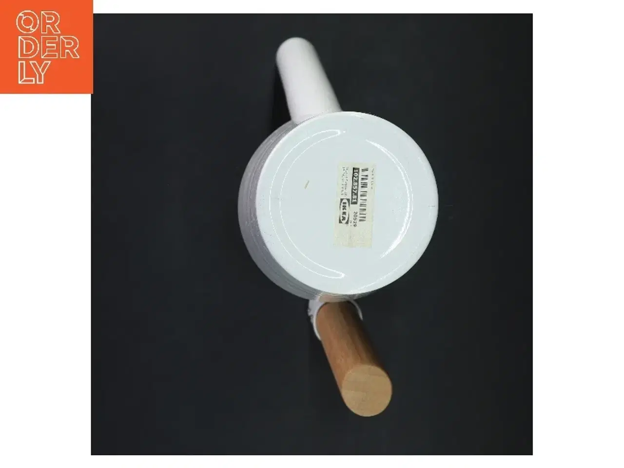 Billede 2 - Hvid vandkande med træhåndtag fra IKEA (str. 30 cm)