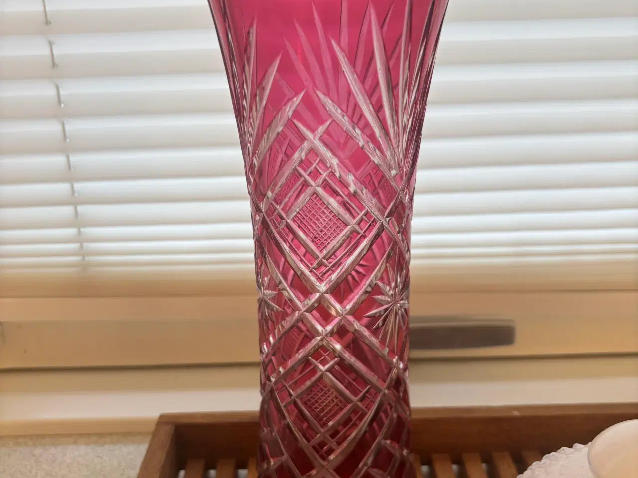 Billede 1 - Bohemia høj vase
