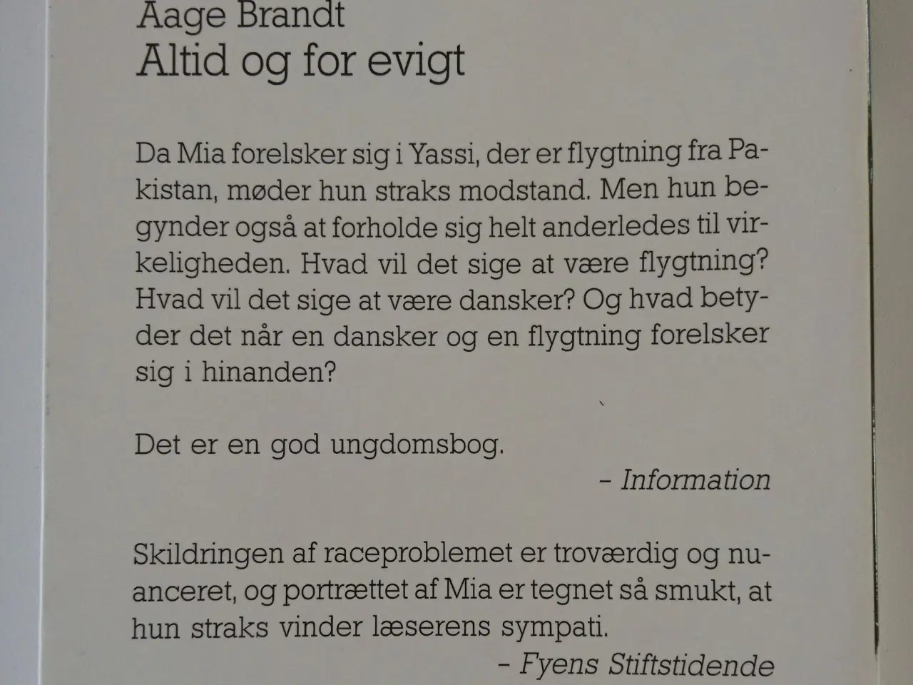 Billede 2 - Altid og for evigt. Af Aage Brandt