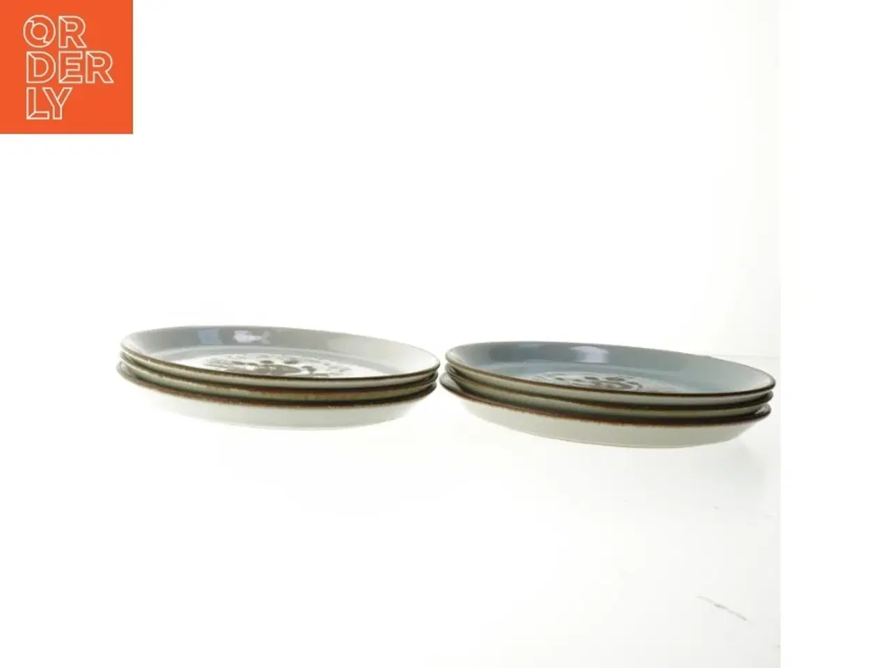 Billede 3 - Thule håndmalede middags  tallerkener (str. 6 styk Ø 23,5 cm)