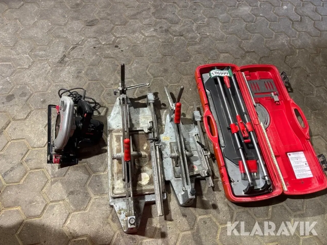 Billede 7 - Fliseskærer + rundsav Robi/Montolit/Skilsaw 3 styk
