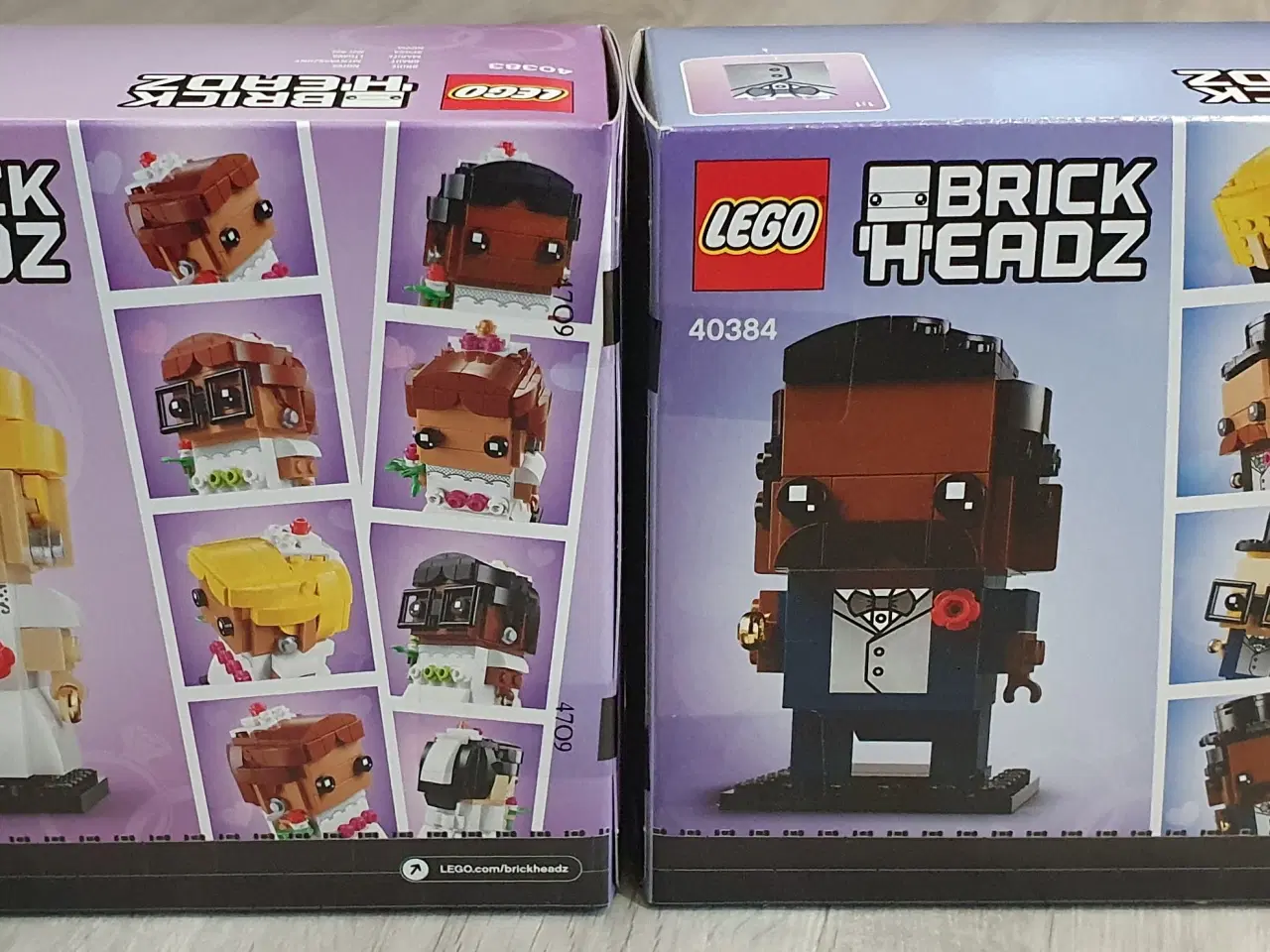 Billede 2 - BrickHeadz, Brud og brudgom, 40383, 40384