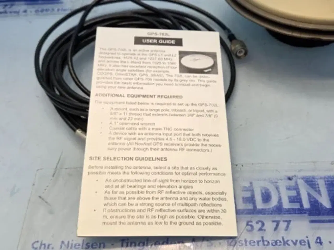 Billede 5 - NovAtel GPS 702L  78-50156