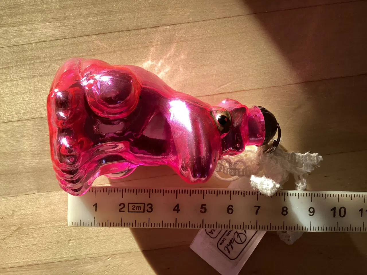 Billede 9 - Julepynt- lyserød frø fra Lisbeth Dahl