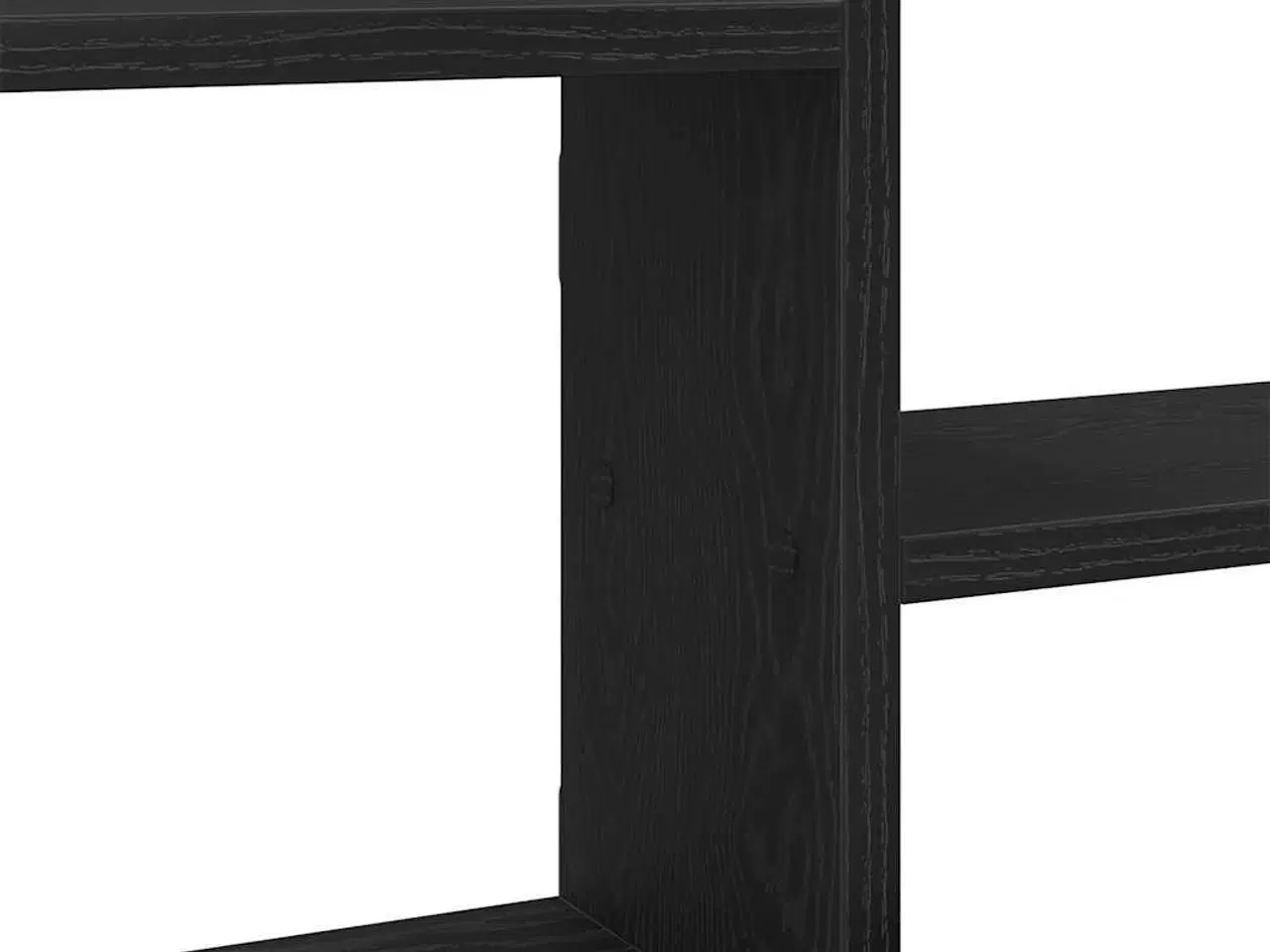 Billede 8 - Væghylde 104x15x49 cm konstrueret træ sort egetræsfarve