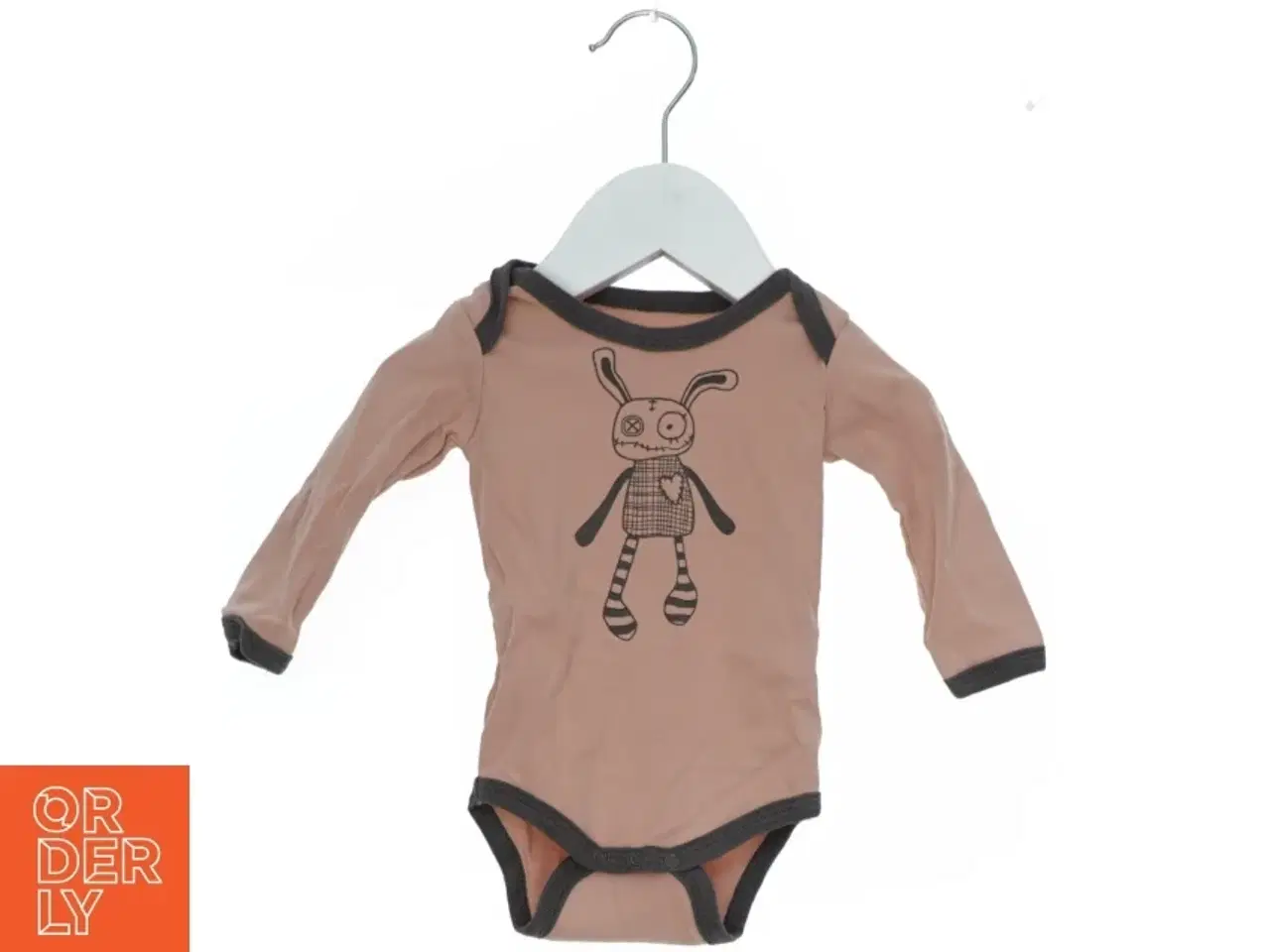 Billede 1 - Bodystocking med langærmer og kaninmotiv fra Small Rags (str. 56)