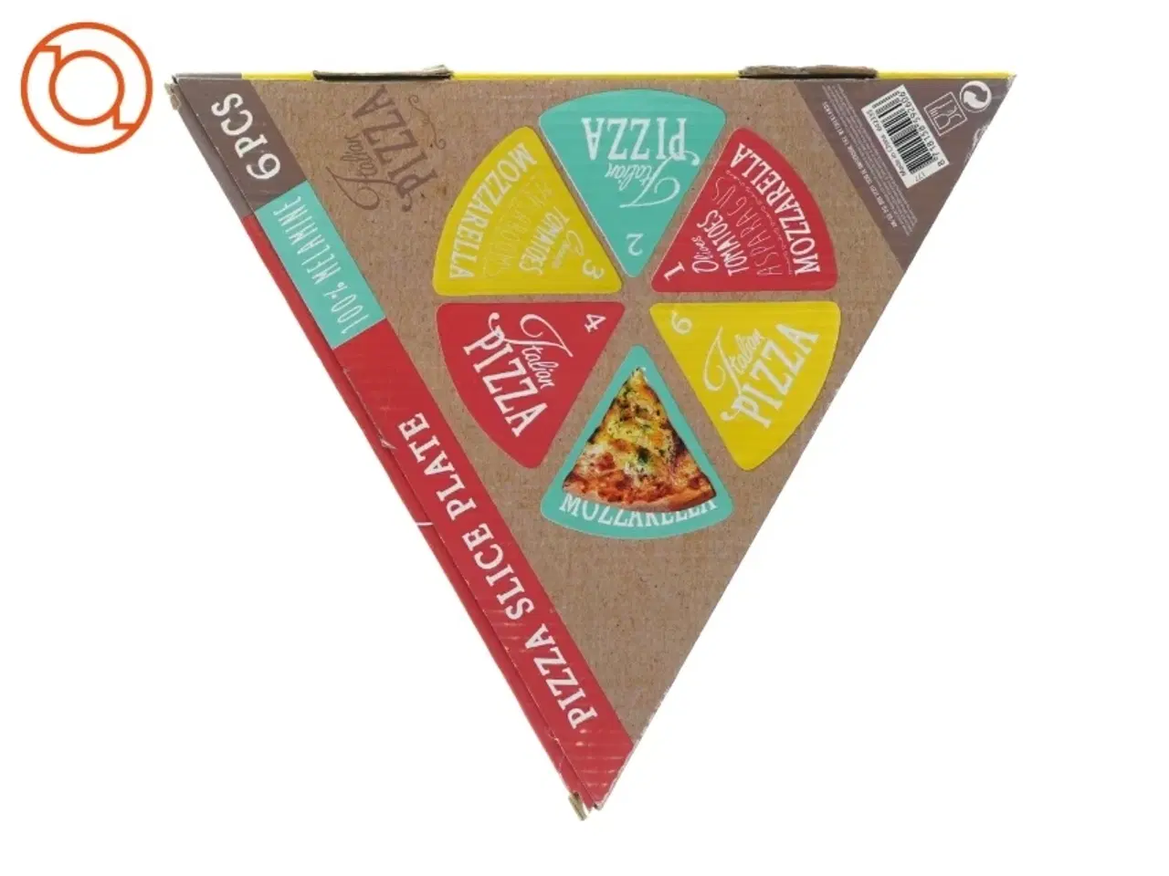 Billede 2 - nye Pizza slice plate (str. 23 x 22cm)