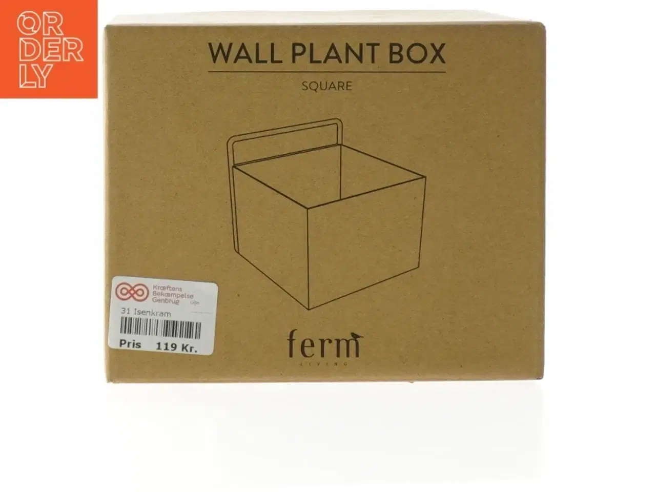 Billede 1 - Væghængt planteboks fra Ferm Living (str. 15x15x11 cm)