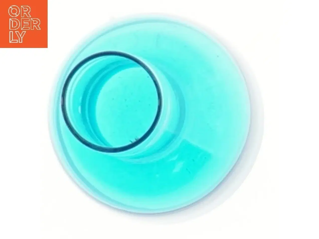 Billede 2 - Lille turkis vase (str. 12 cm)