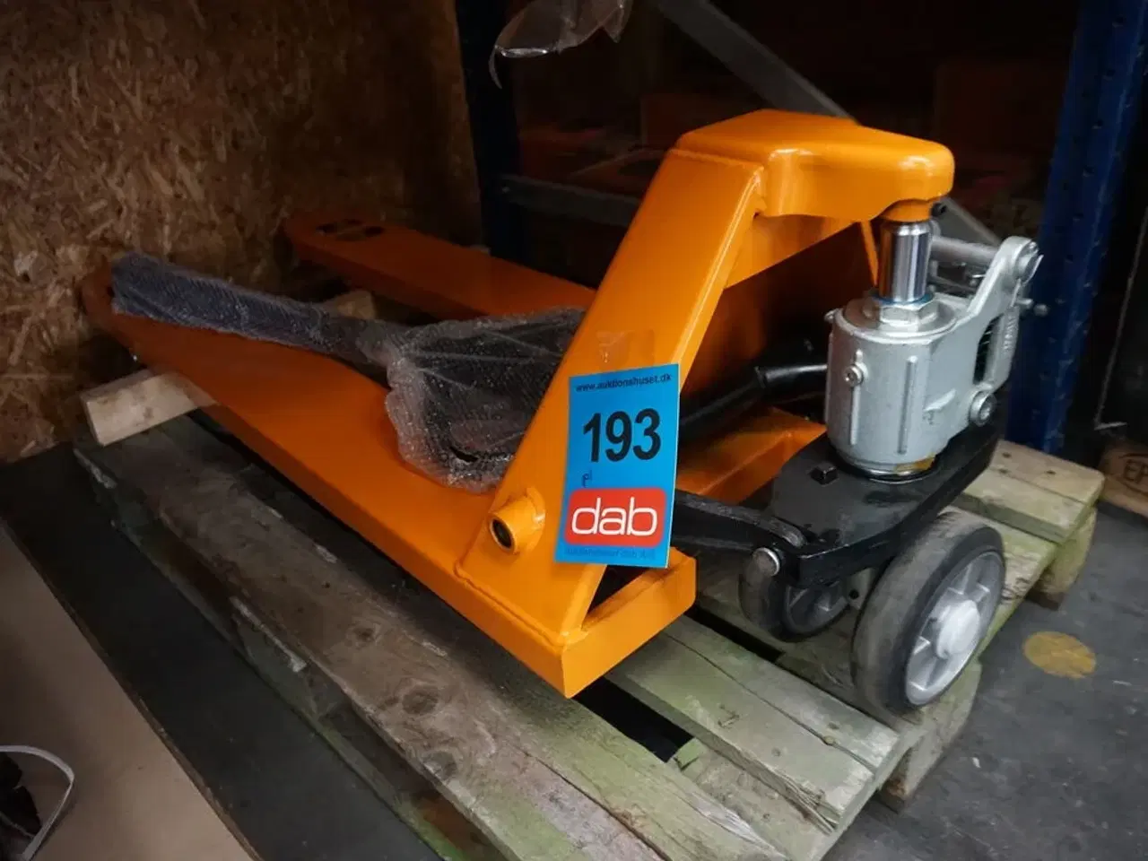 Billede 2 - Palleløfter 2,5Ton 1700 mm, gummihjul og PU dobbelt ruller