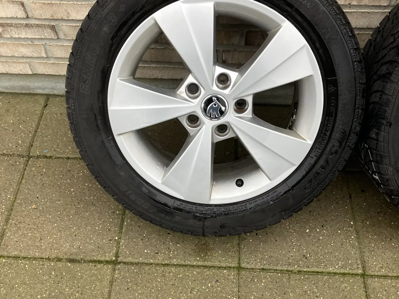 Billede 6 - Org Skoda Octavia Alu 5 x 112 m vinterdæk