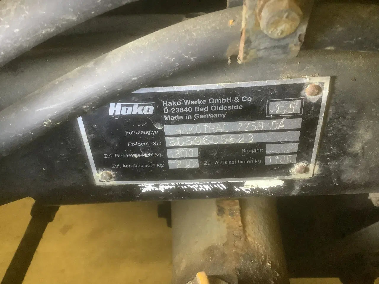 Billede 7 - Hako Traktor m kost