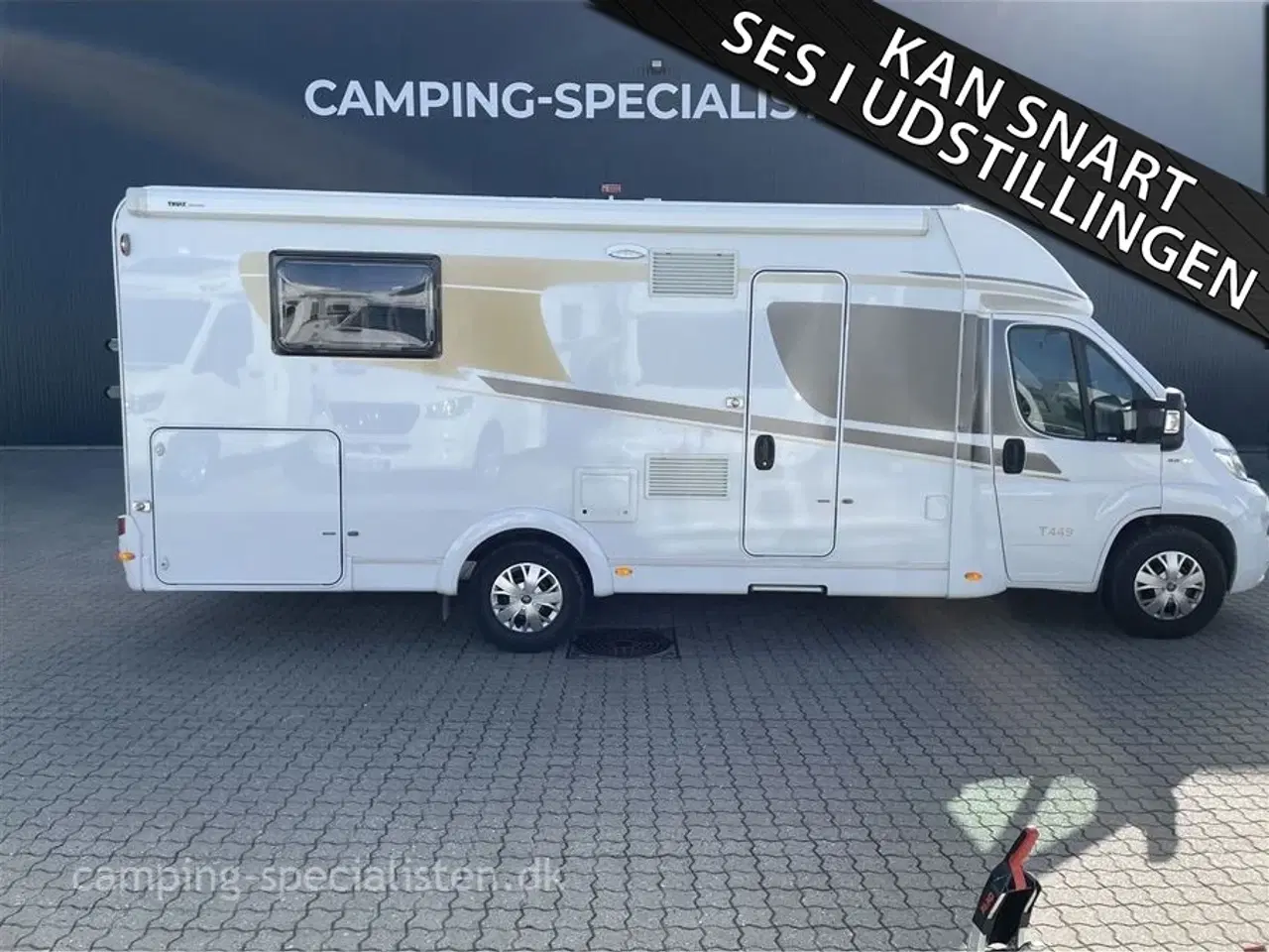 Billede 1 - 2019 - Carado T 449 Aut.   Rigtig fin Autocamper - Carado T 449 Aut. fra 2019 kan opleves hos Camping-Specialisten i Silkeborg - Hæve/sænkeseng og Queensbed