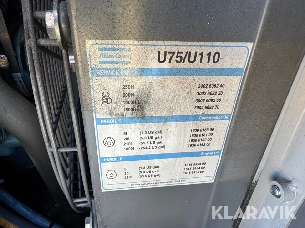 Billede 9 - Kompressor Atlas Copco U 75