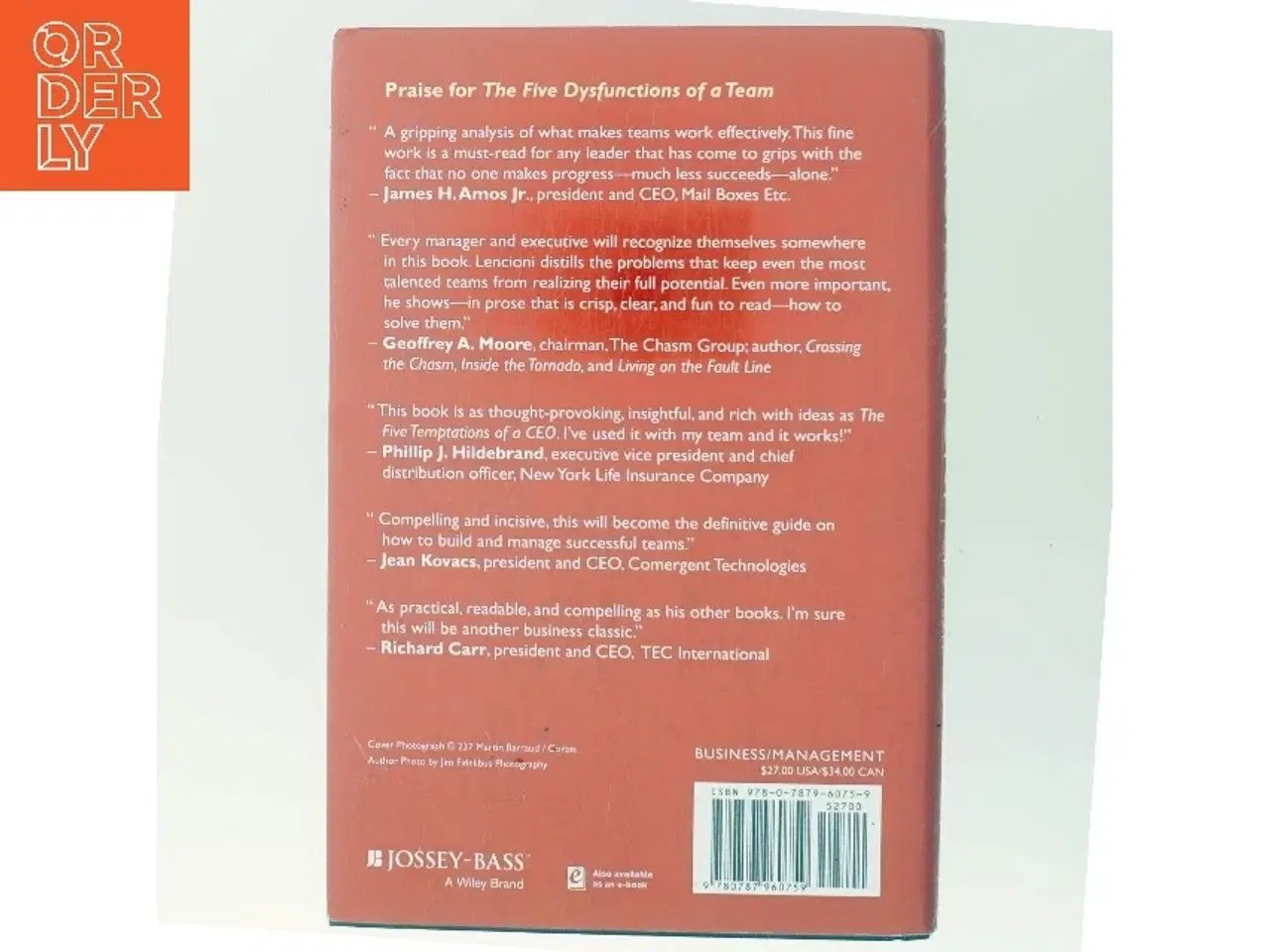 Billede 3 - The Five Dysfunctions of a Team  Enhanced Edition - 1st Edition (eBook) af Lencioni, Patrick M. (Bog)