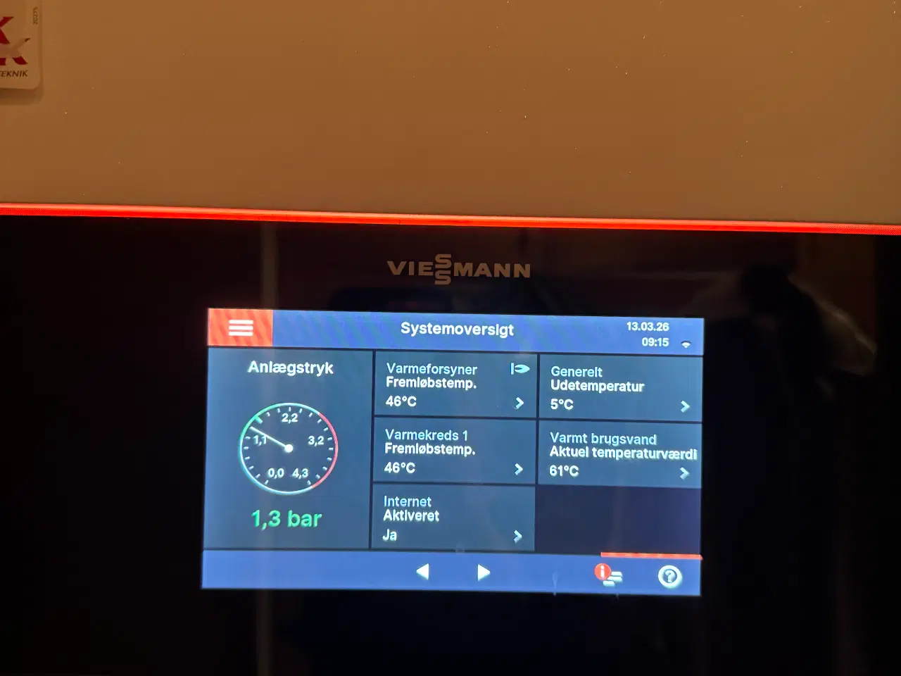 Billede 2 - Viessmann gasfyr med varmtvandsbeholder 