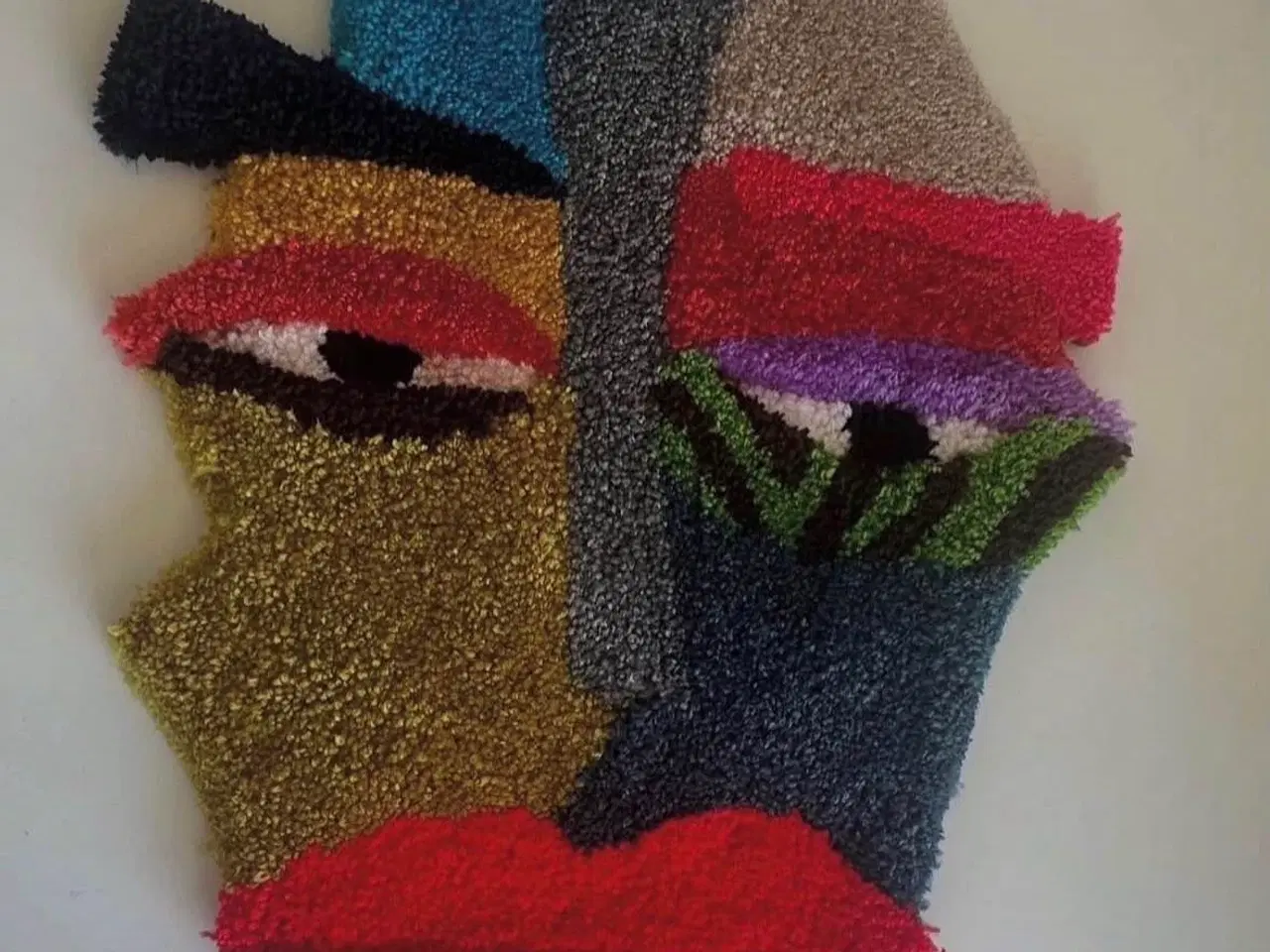 Billede 2 - Vægtæppe , motiv: Fantasi ansigt