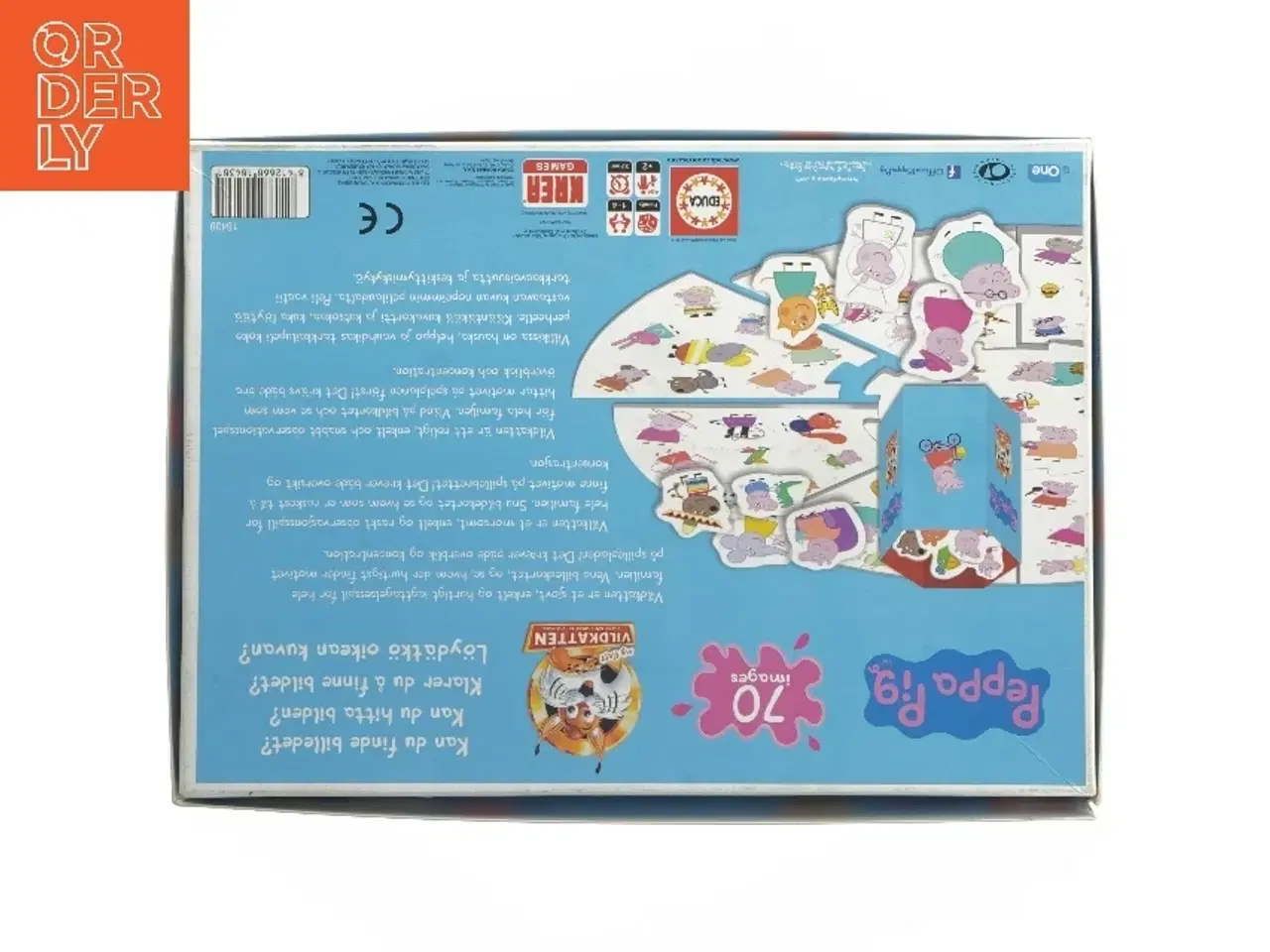 Billede 3 - Pegga pig Vildkatten spil fra Educa (str. 36x26 cm)