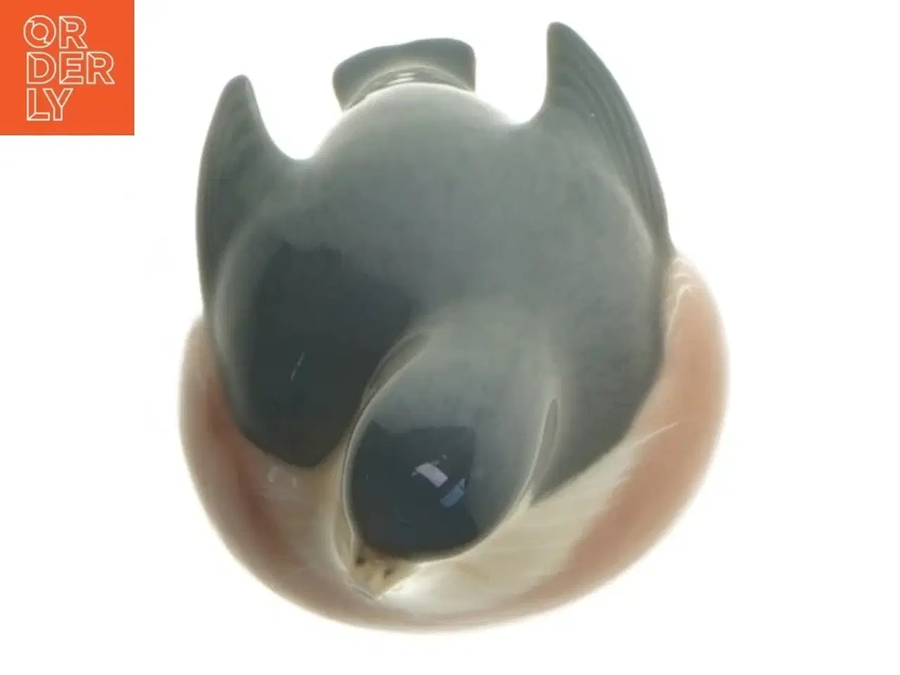 Billede 4 - Porcelænsfugl rødkælk  (str. 7 cm)