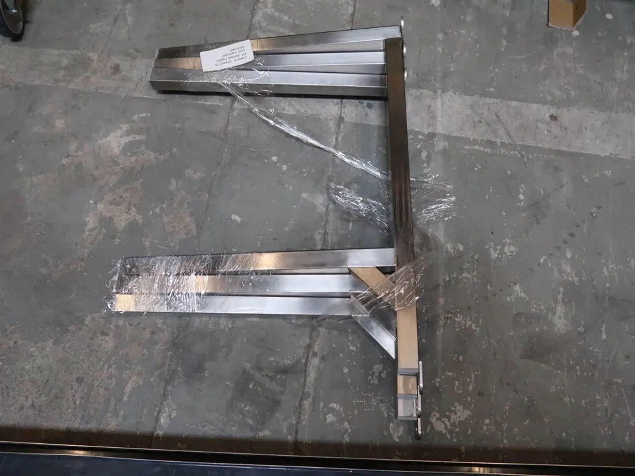 Billede 2 - Rustfri dobbelt hylde 2200x500x25 mm.