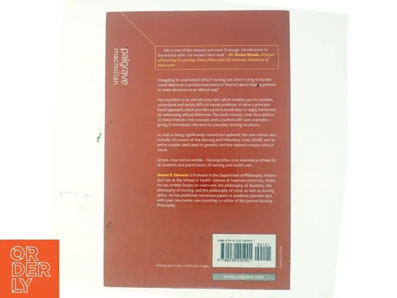 Billede 3 - Nursing ethics : a principle-based approach af Steven D. Edwards (1957-) (Bog)