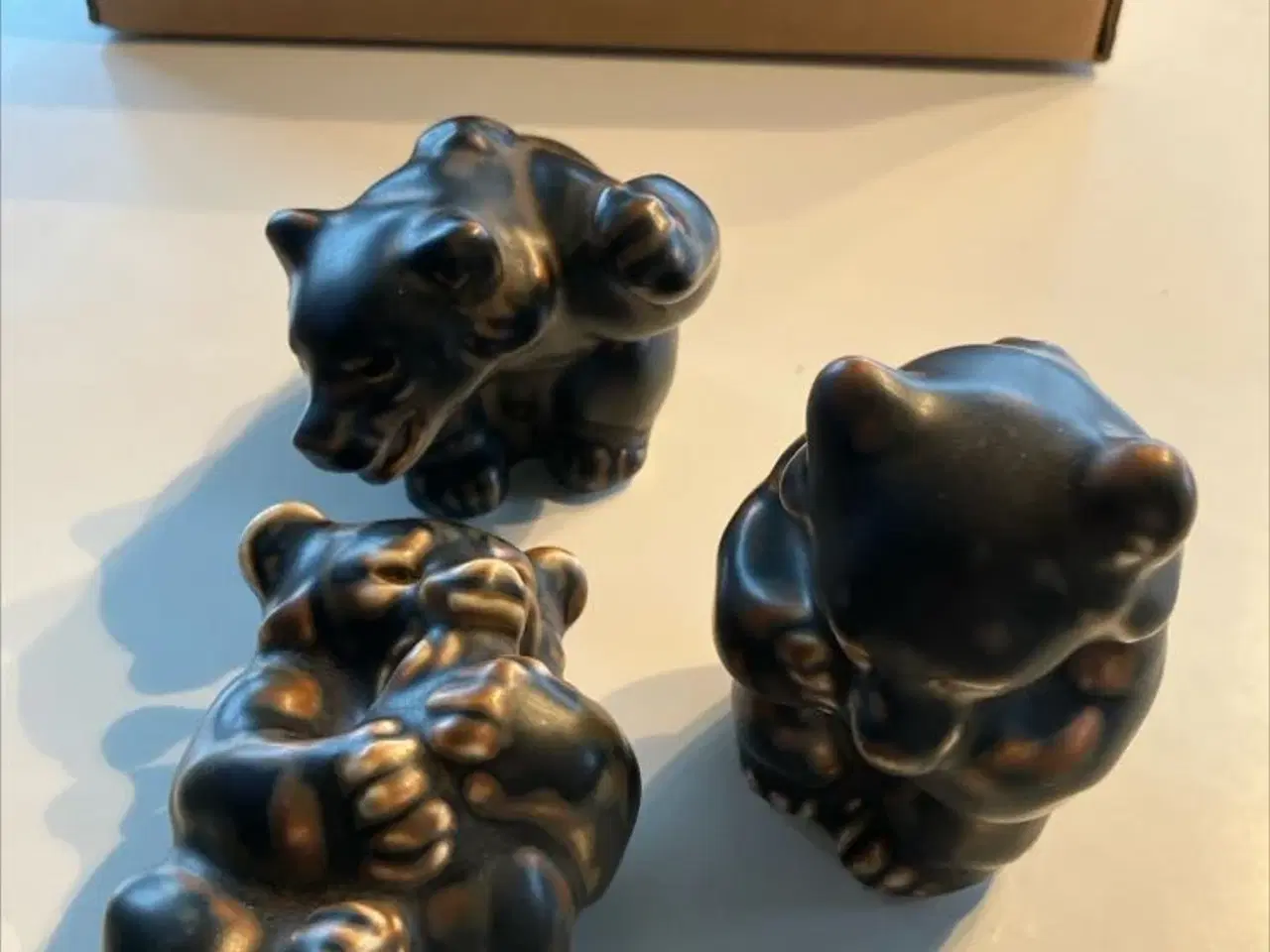 Billede 5 - 3 brune bjørne Royal Copenhagen