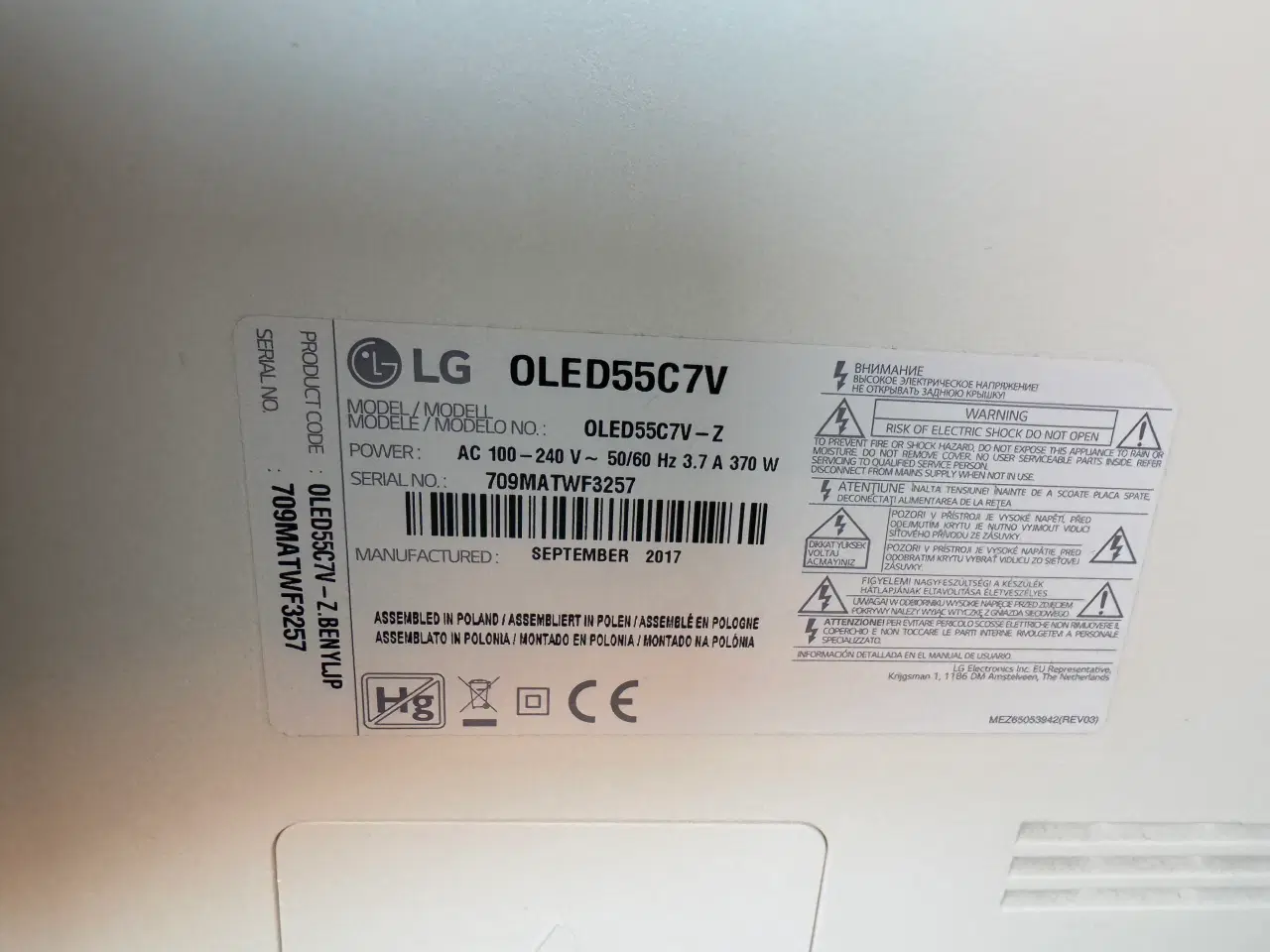 Billede 3 - LG OLED55C7V