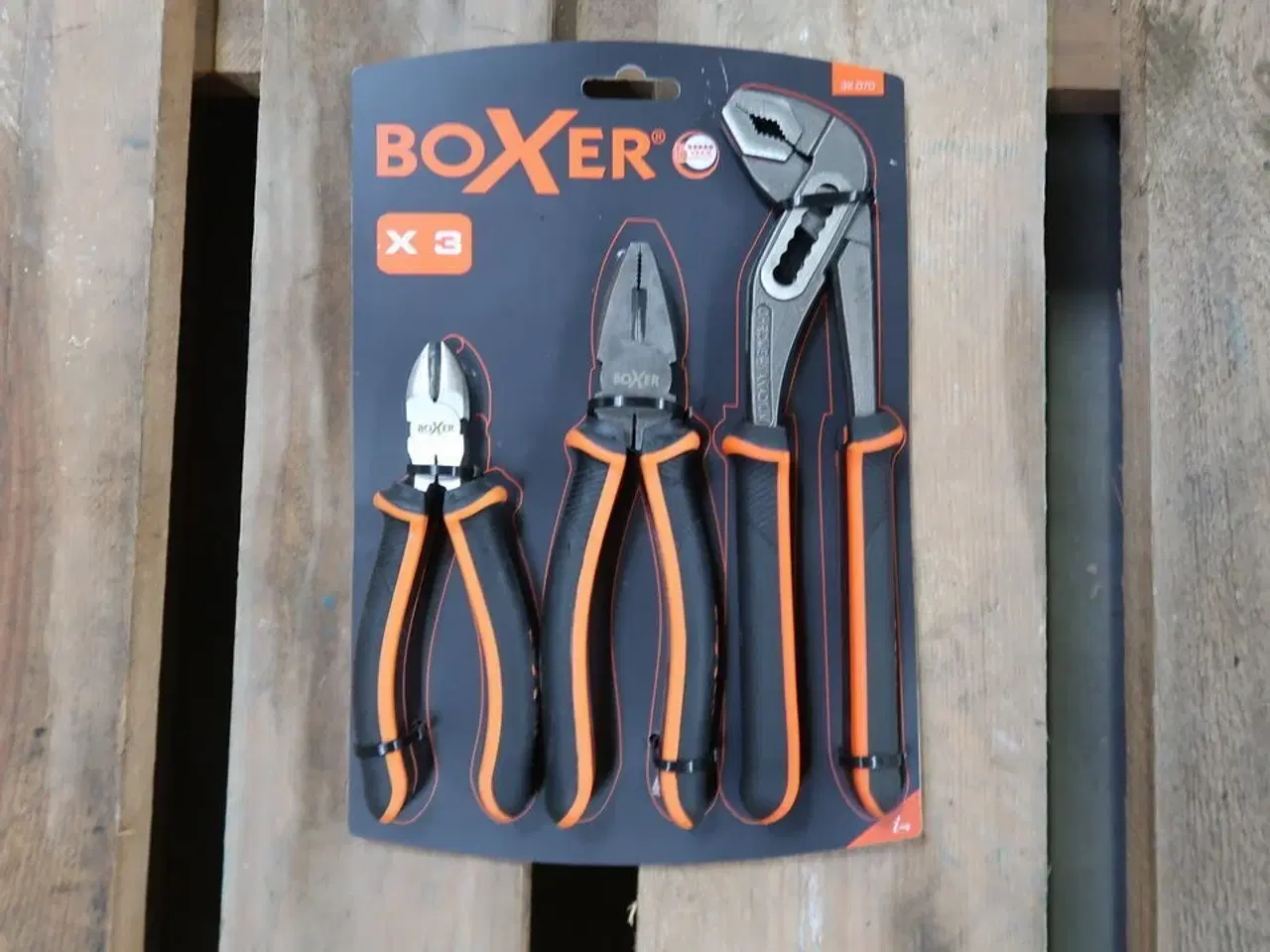 Billede 2 - 3 pk. Boxer tangsæt med sidebinde - kombinations og vandpumpetang