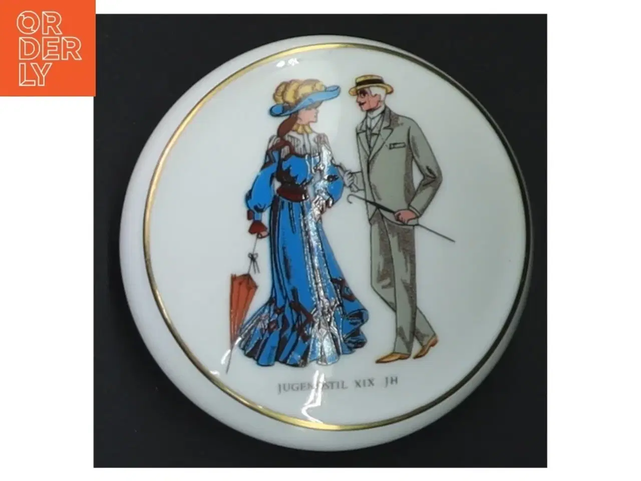 Billede 4 - Jugend Porcelænskrukke med låg fra Bavaria (str. Ø 7 cm)