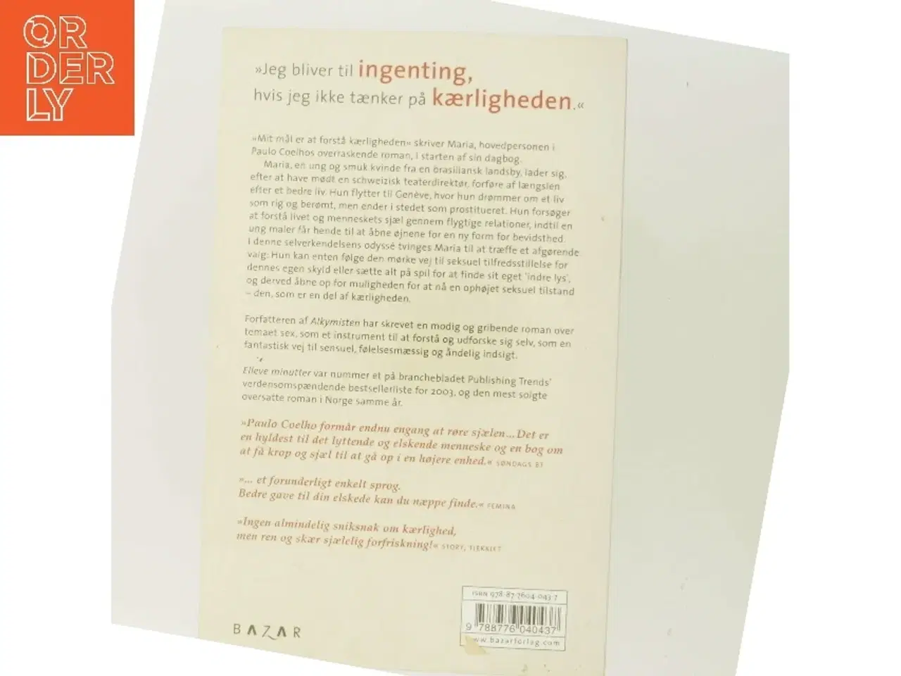 Billede 3 - Elleve minutter af Paulo Coelho (Bog)