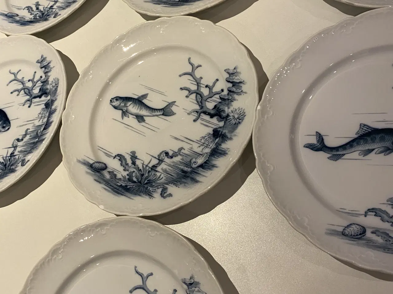Billede 11 - Fiske tallerken 7 stk