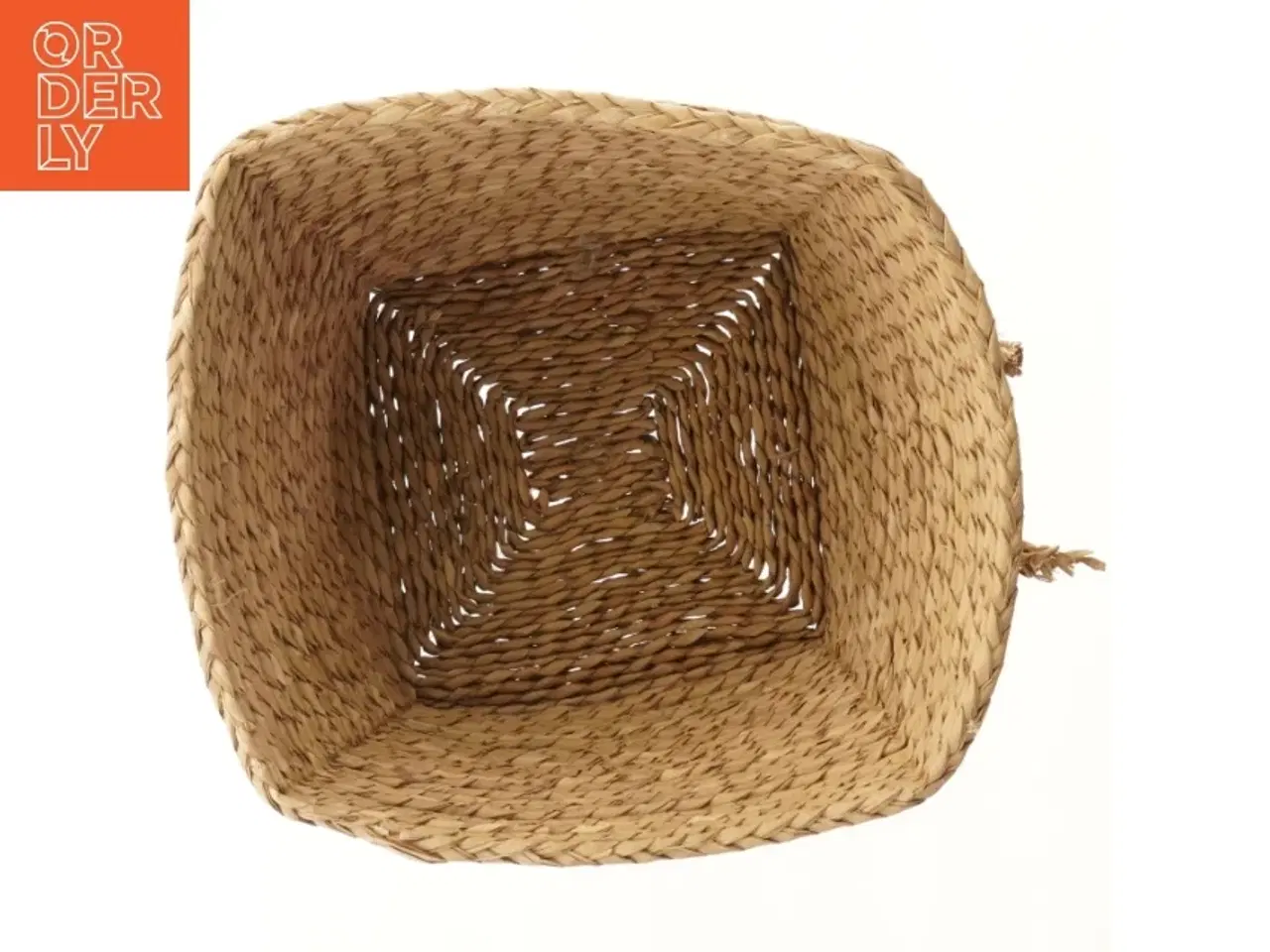 Billede 2 - Flettet kurv (str. 30x31x30 cm)