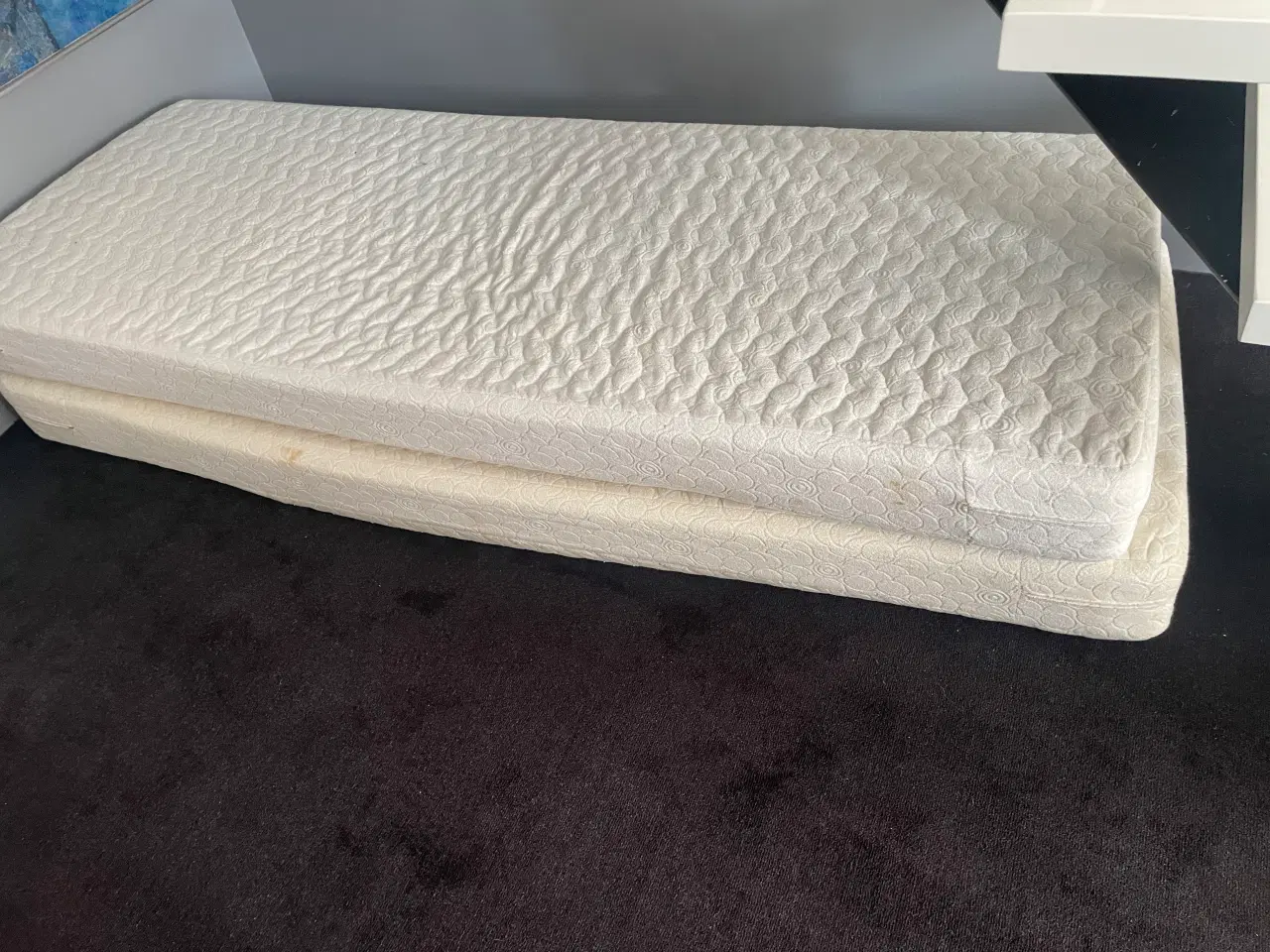 Billede 3 - Dobbelt. sengeramme med senge bund e og madrasser