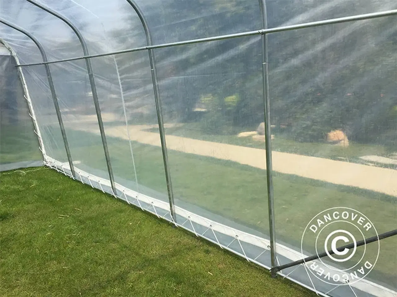 Billede 7 - Polytunnel Drivhus, 3,6x6x2,68m, PE, 21,6m², Trans