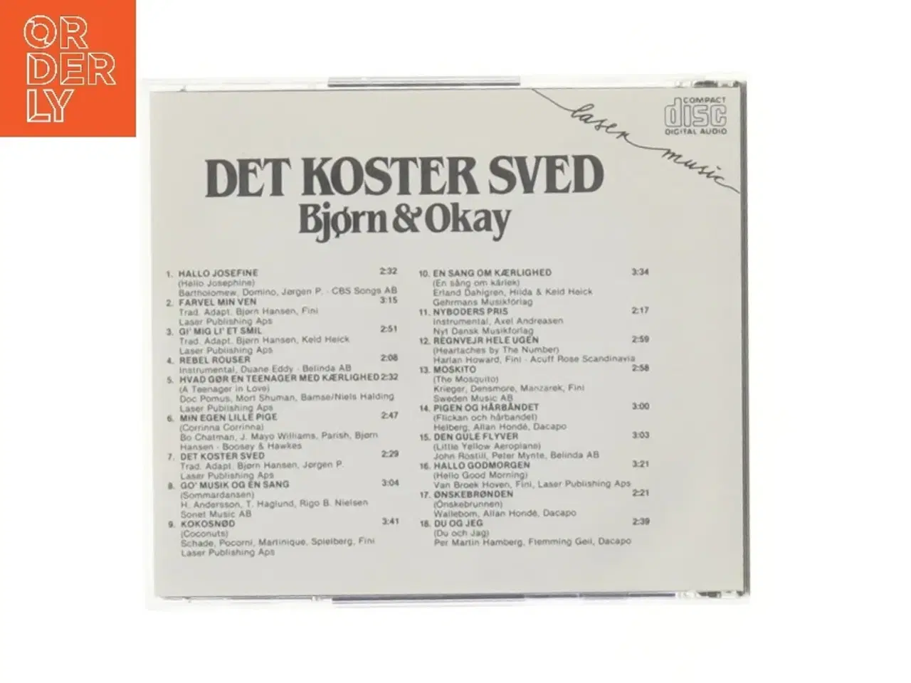 Billede 4 - Bjørn og Okay - Det Koster Sved CD fra Laser Music