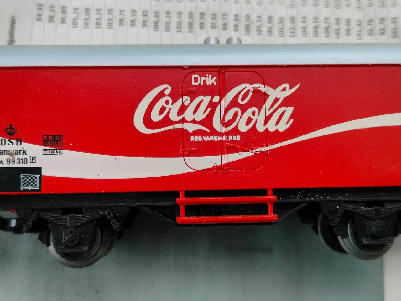 Billede 2 - Märklin DSB Coca Cola vogn Skala 1-87 H0 Mangler é