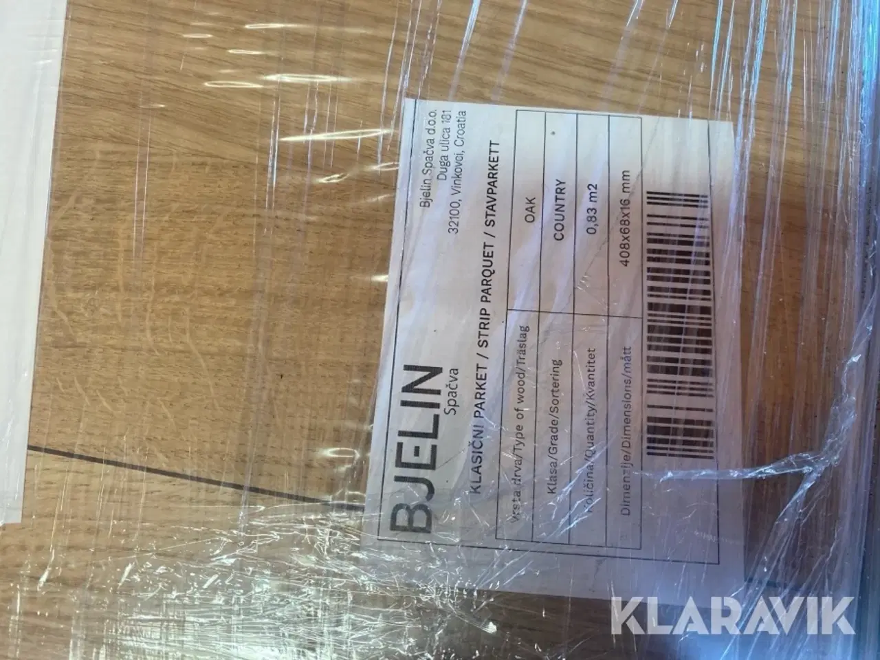 Billede 3 - Sildebens parket Bjelin Egetræ