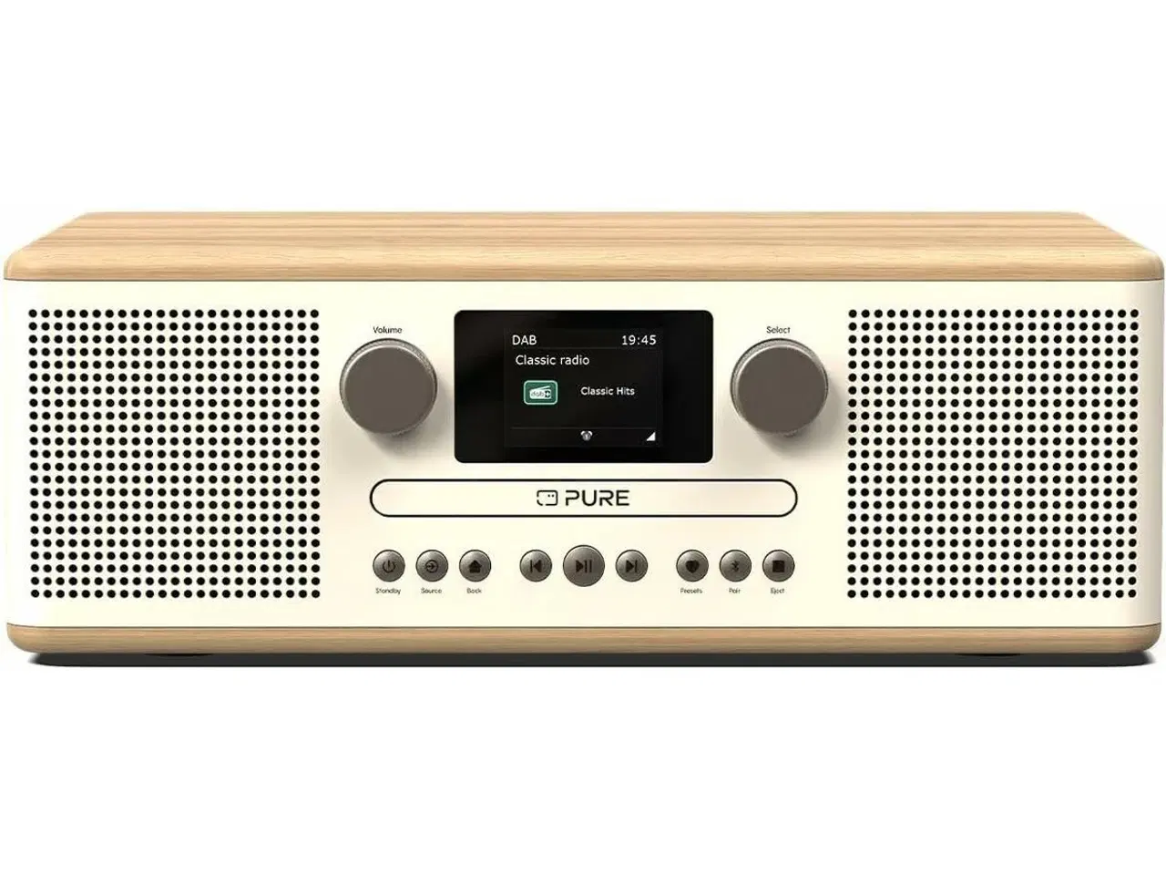 Billede 1 - Musikanlæg Pure Classic C-D6 - hvid, Bluetooth og DAB
