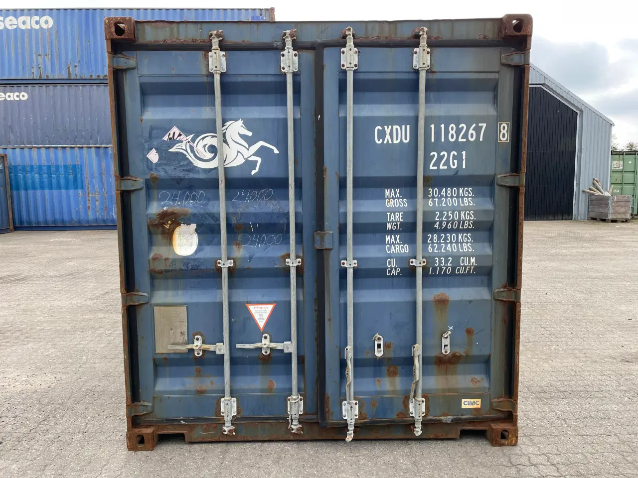 Billede 2 - 20 fods Isoleret Container- ID: CDXU 118267-8