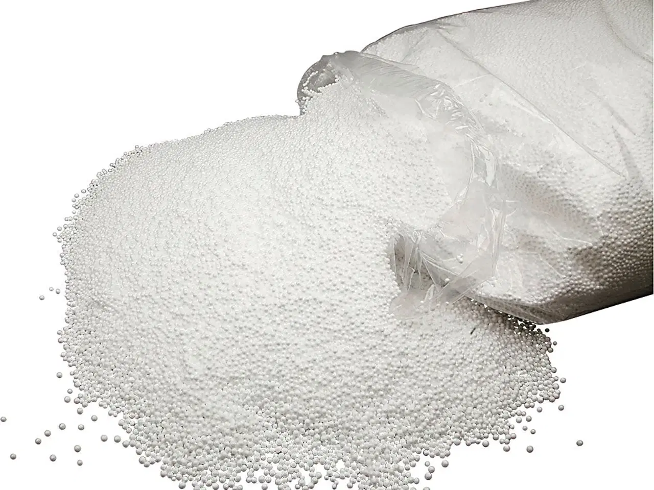 Billede 1 - Krøyerkugler 5 mm - Hvide, 100 liter til kreative projekter