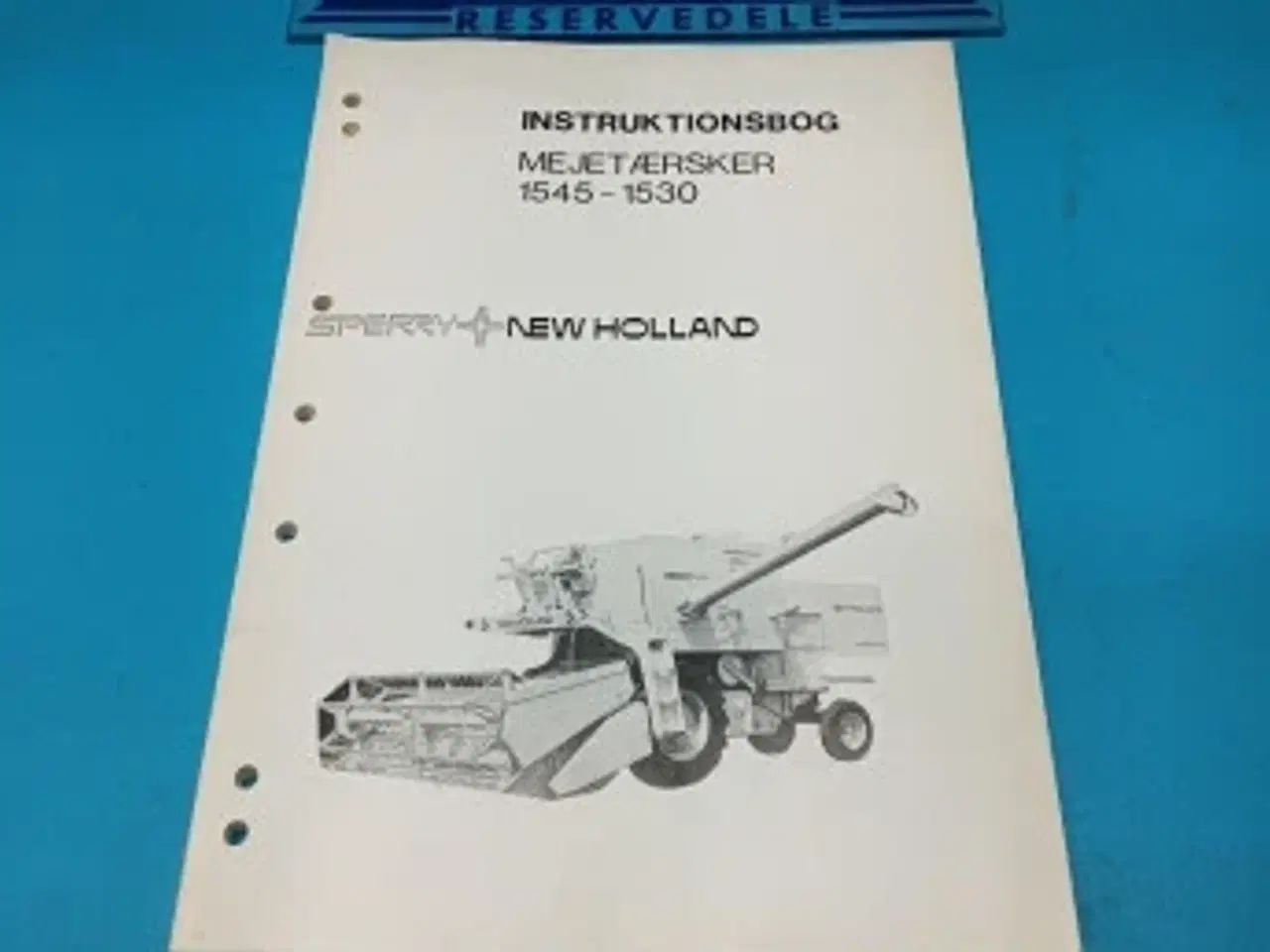 Billede 1 - New Holland 1545 - 1530 Instruktionsbog