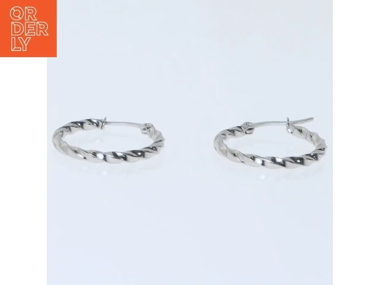 Billede 2 - Sølv hoop øreringe (str. 2,5 cm)